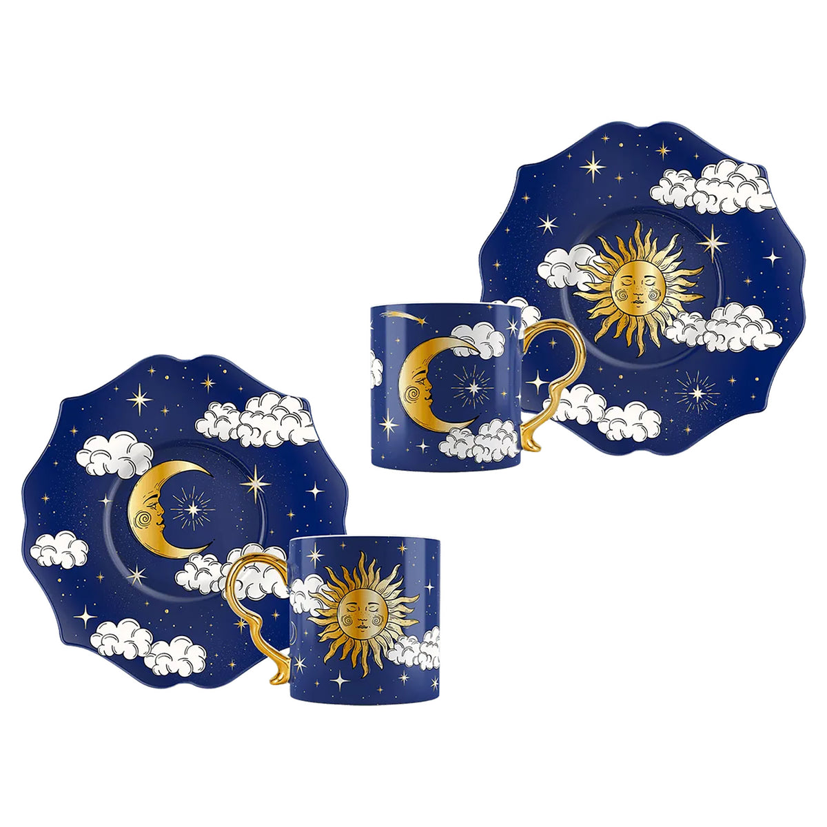 Set 2 tazzine sole e luna - Cielo Stellato Bialetti Exclusive