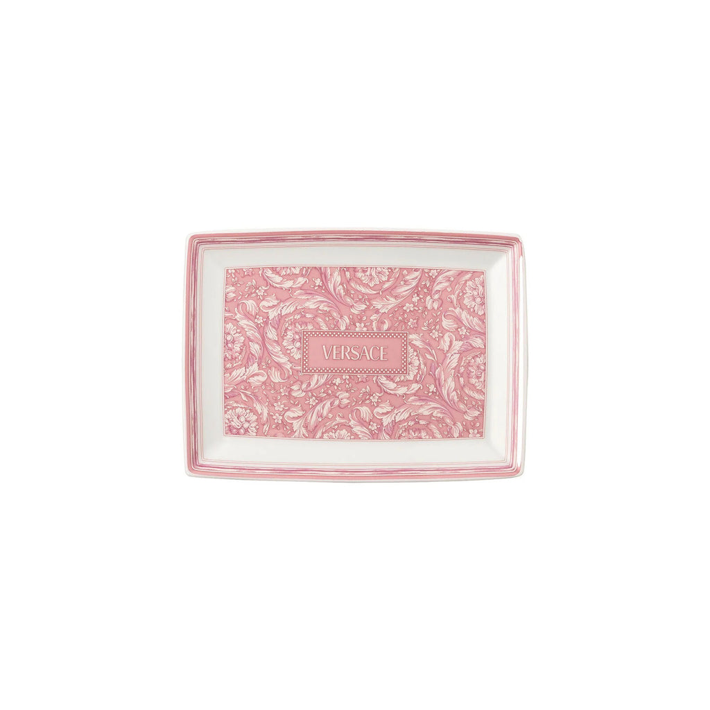 Barocco Rose Piatto Rettangolare Versace