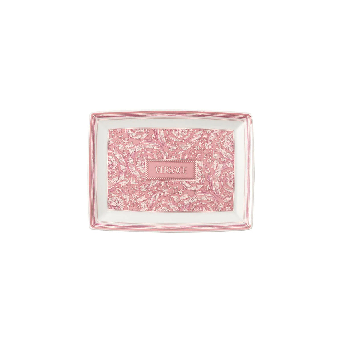 Barocco Rose Piatto Rettangolare Versace