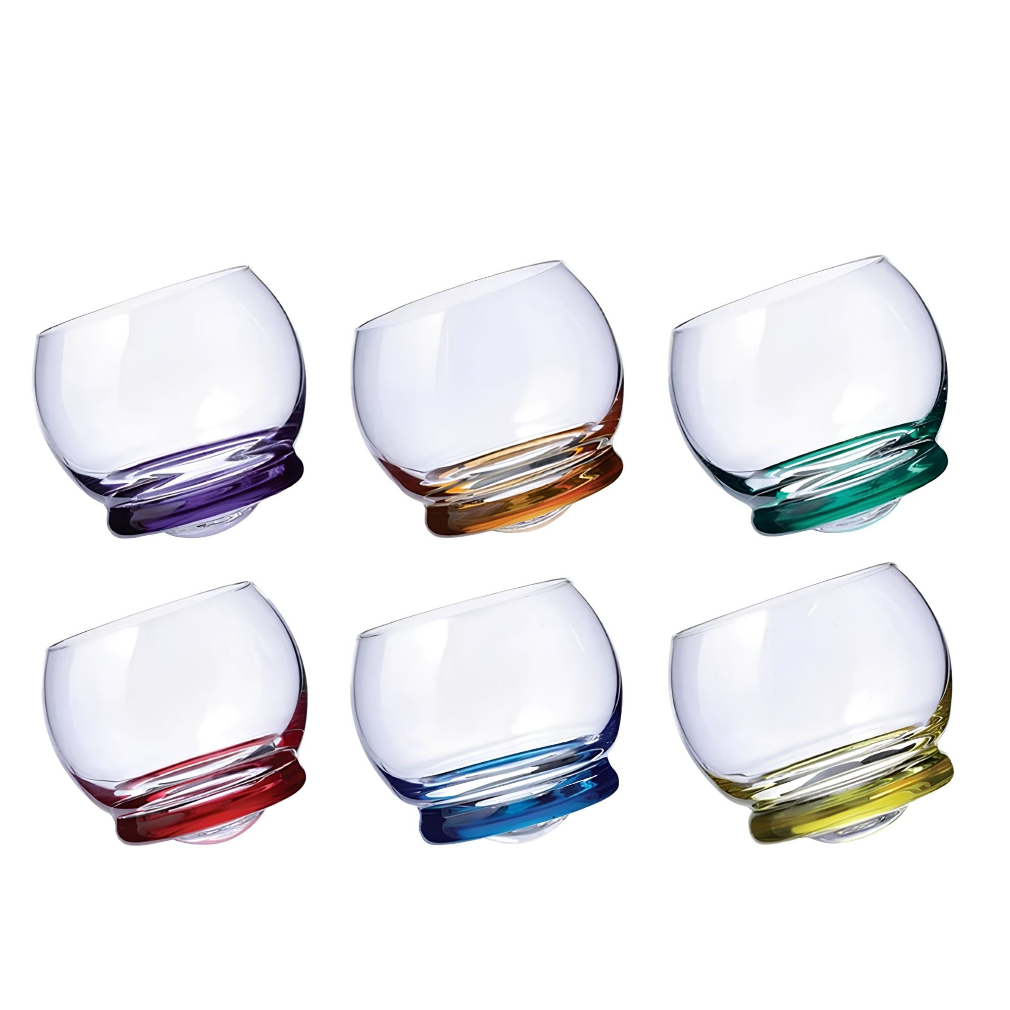 Trottola Filo Colore Bicchiere Liquore 6 Colori Onlylux