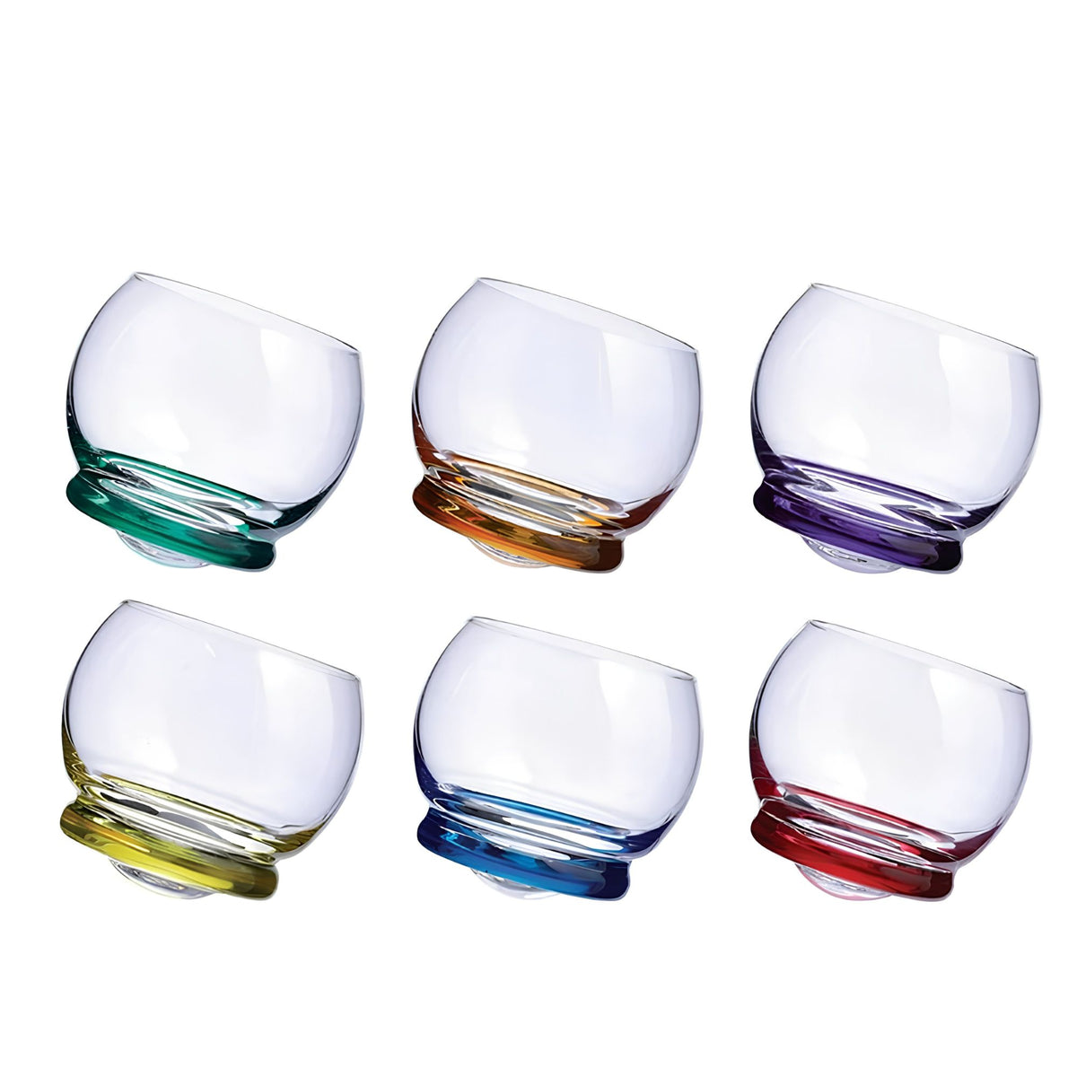 Trottola Filo Colore Bicchiere Liquore 6 Colori Onlylux