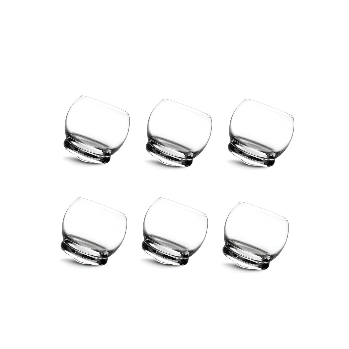 Trottola Liquore trasparente Set.6 Pz Onlylux