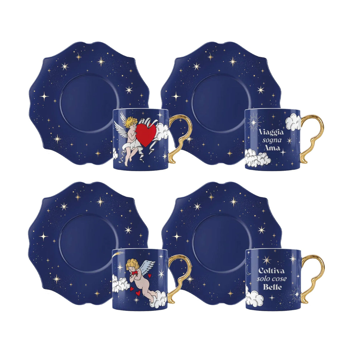 Set 4 tazzine - Cielo Stellato Bialetti Exclusive