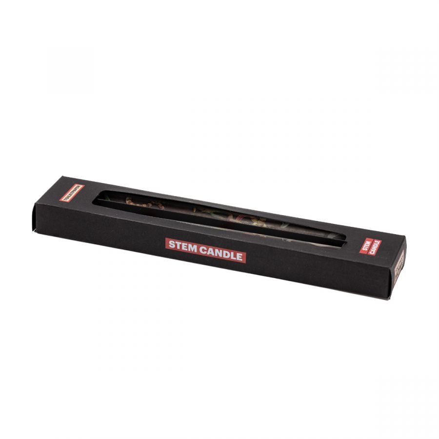 Set 2Pz Candela A Stelo Toiletpaper Snakes Black  Seletti