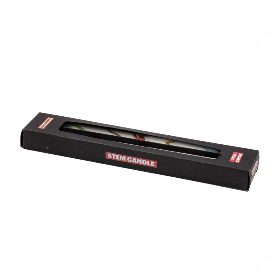 Set 2Pz Candela A Stelo Toiletpaper Snakes White  Seletti