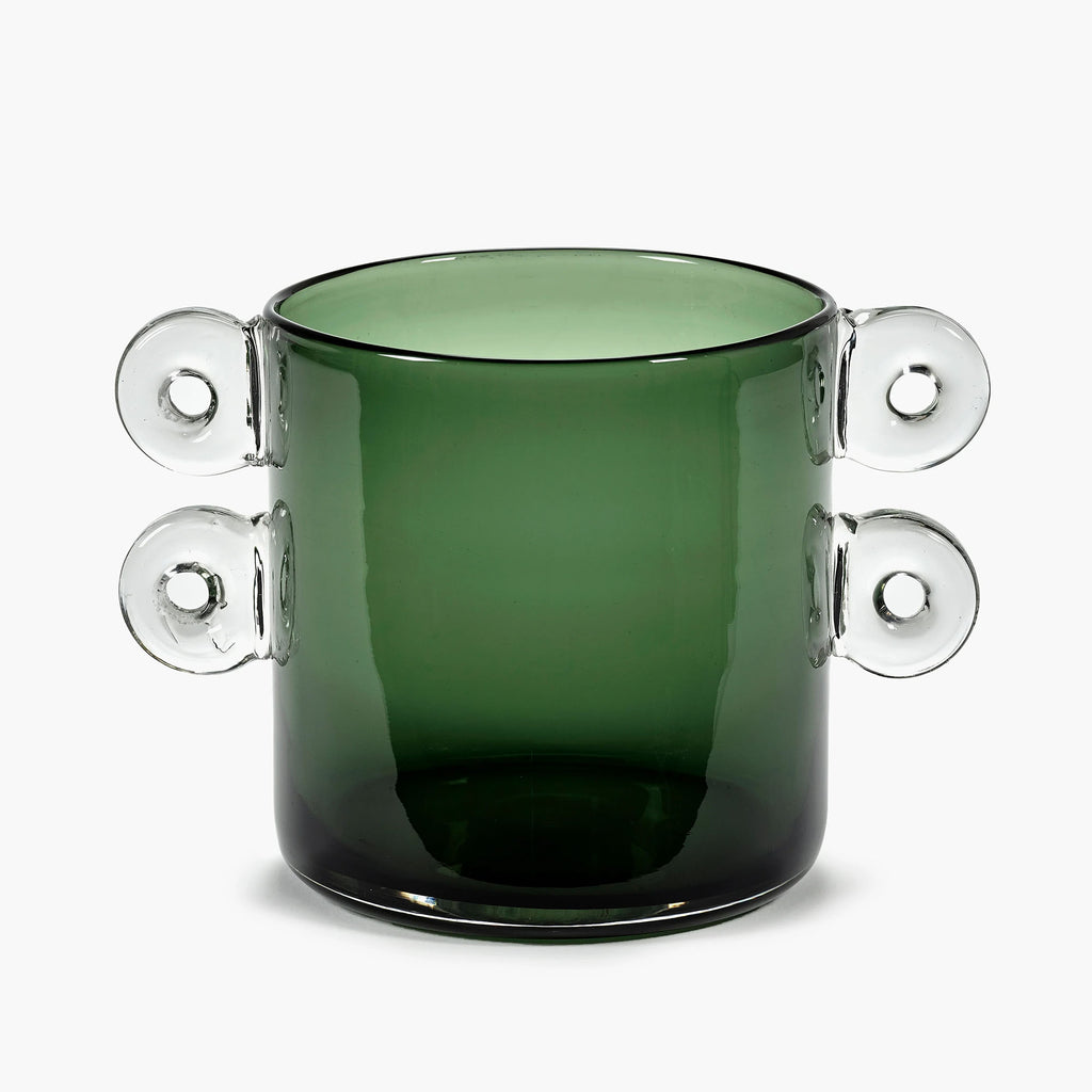 Vaso verde scuro Wind & Fire Serax