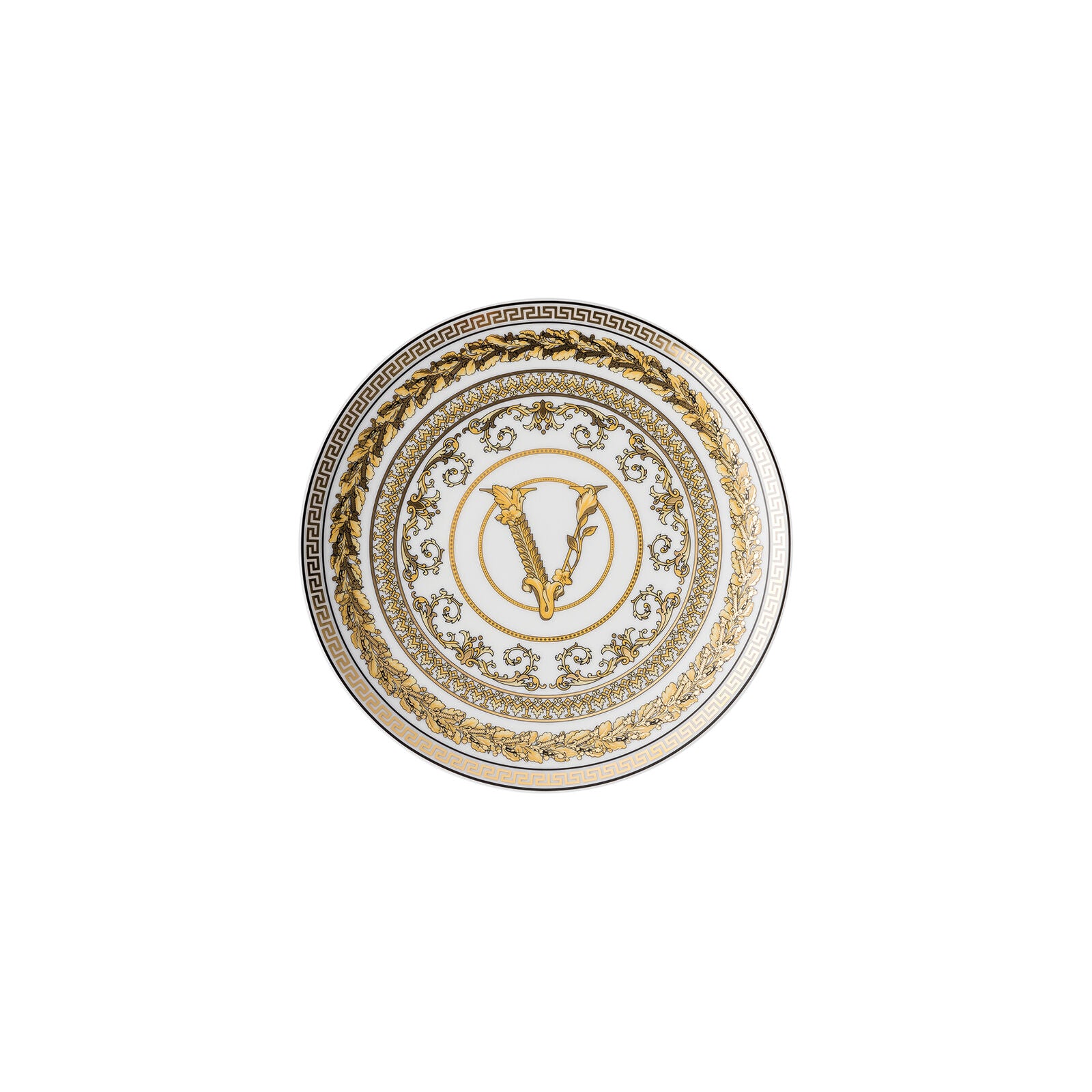 Virtus Gala White Piatto piano 17 cm Versace