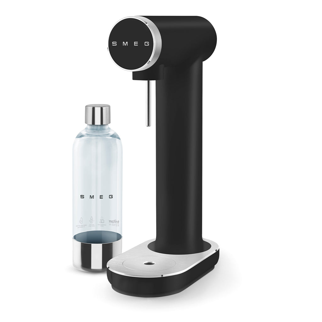 Gasatore d`acqua Nero Smeg