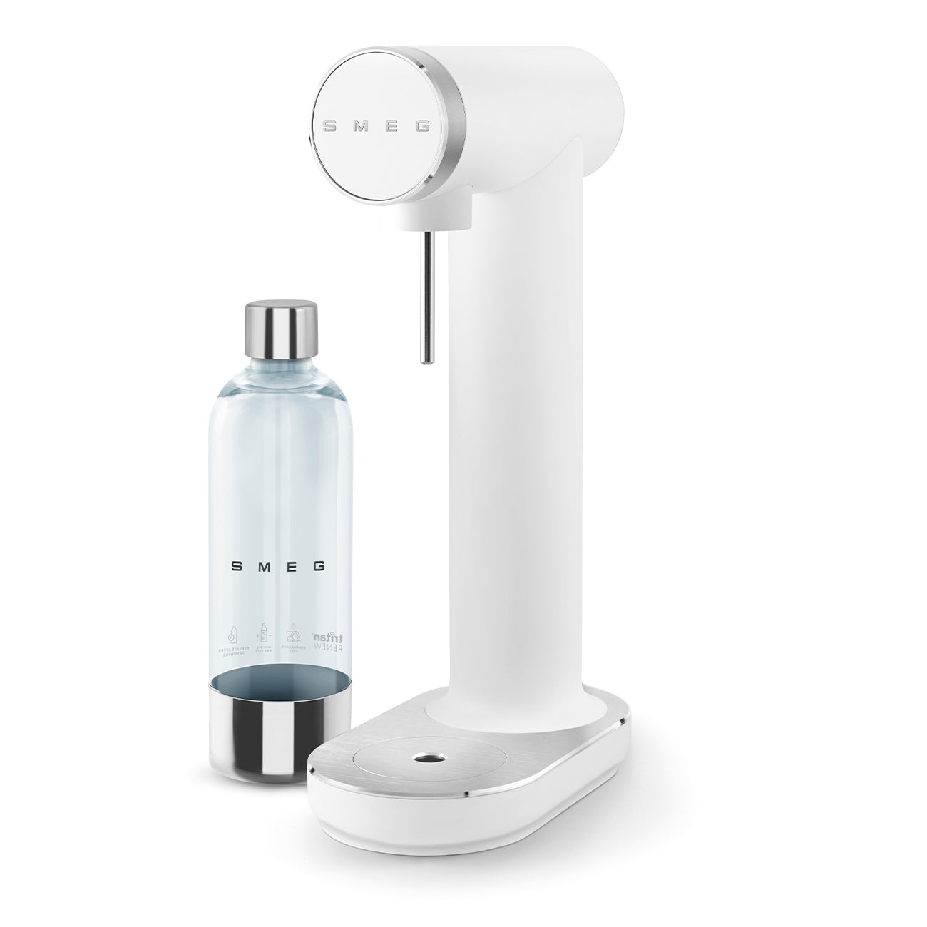 Gasatore d`acqua Bianco Opaco Smeg