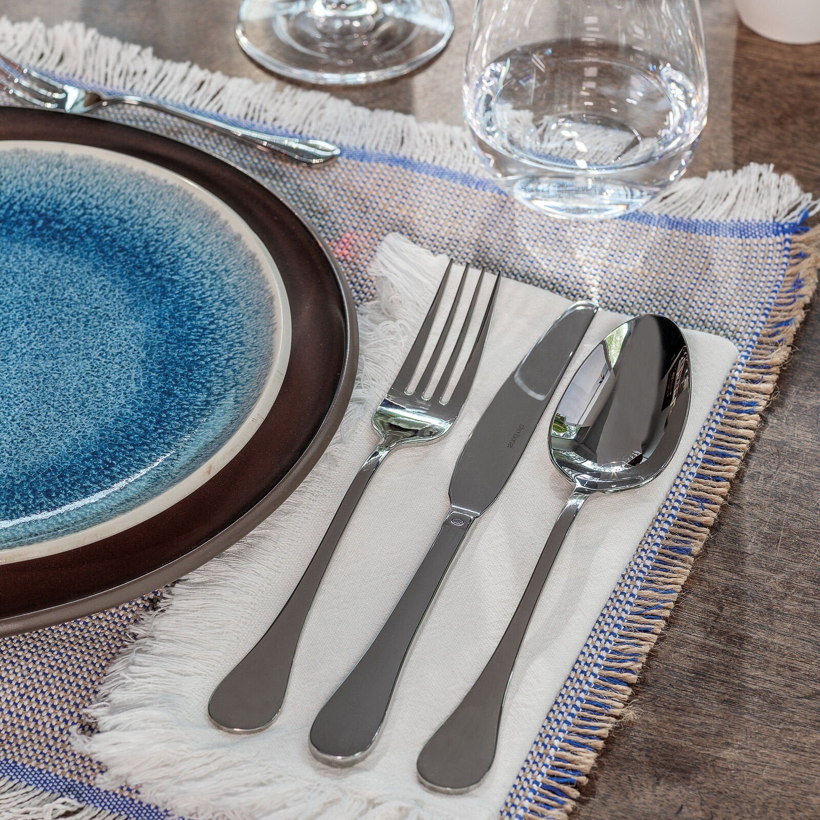 Servizio 24 Pz Monoblocco Bloom Inox Sambonet