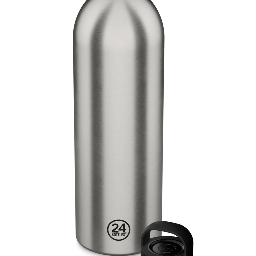 Clima Bottle 1.5lt Brushed Steel 24bottles