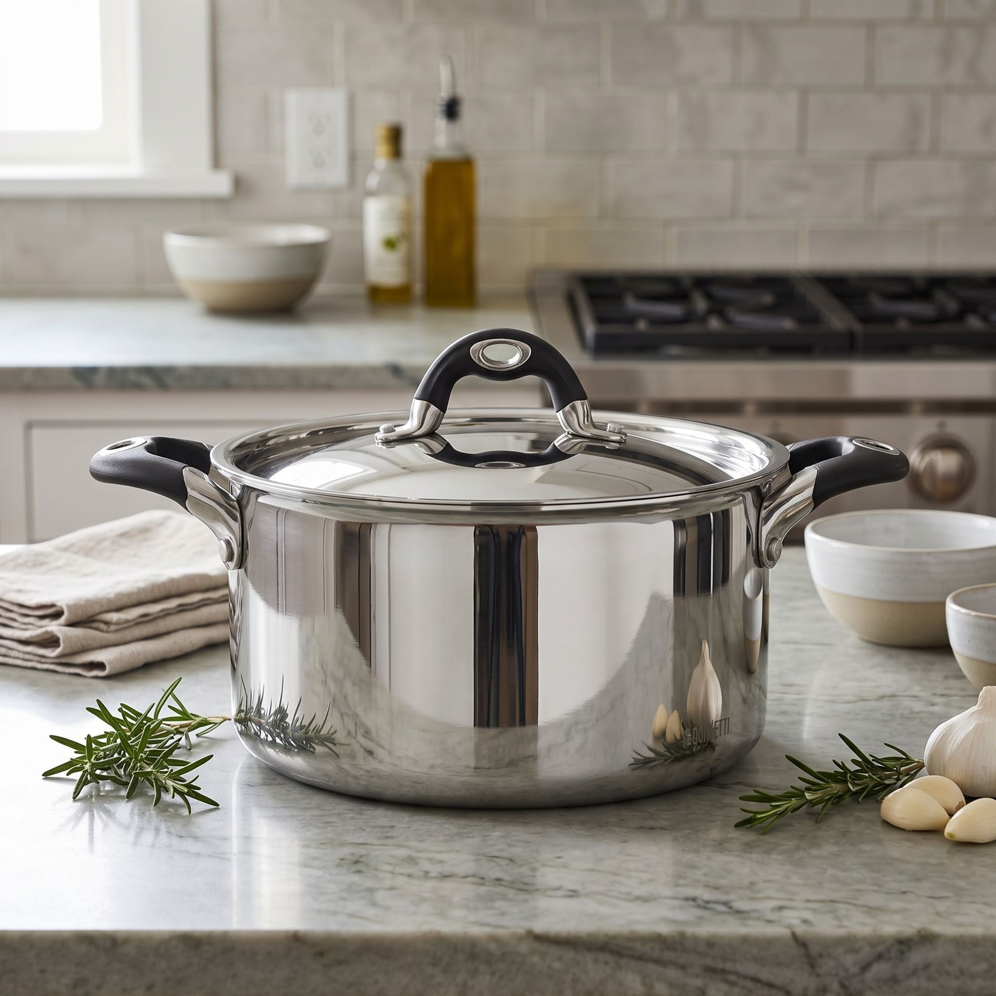 Casseruola Linea Avorio Cm 24 Con Coperchio Bialetti