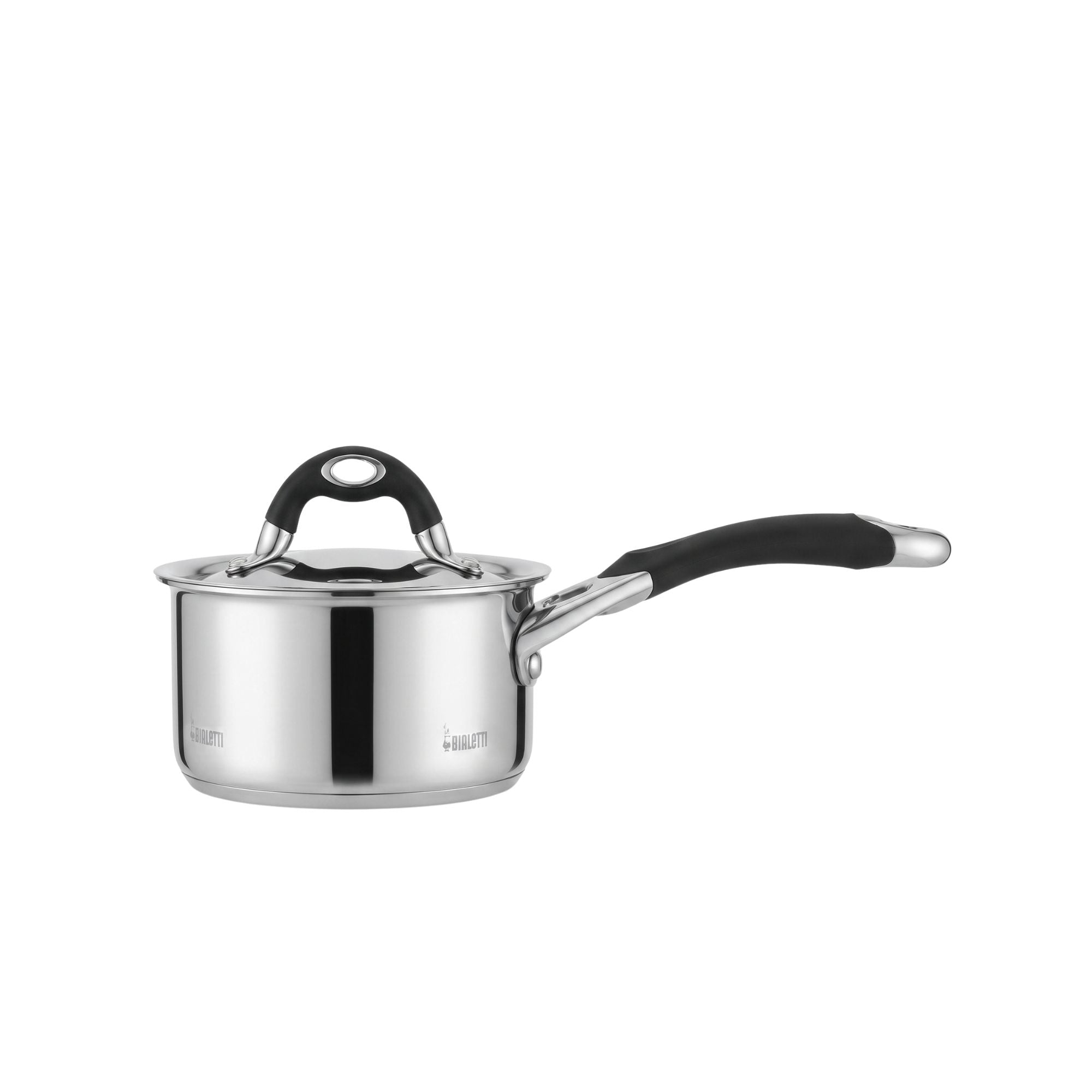 Casseruola Manico Lungo Linea Avorio Con Coperchio Cm 14 Bialetti