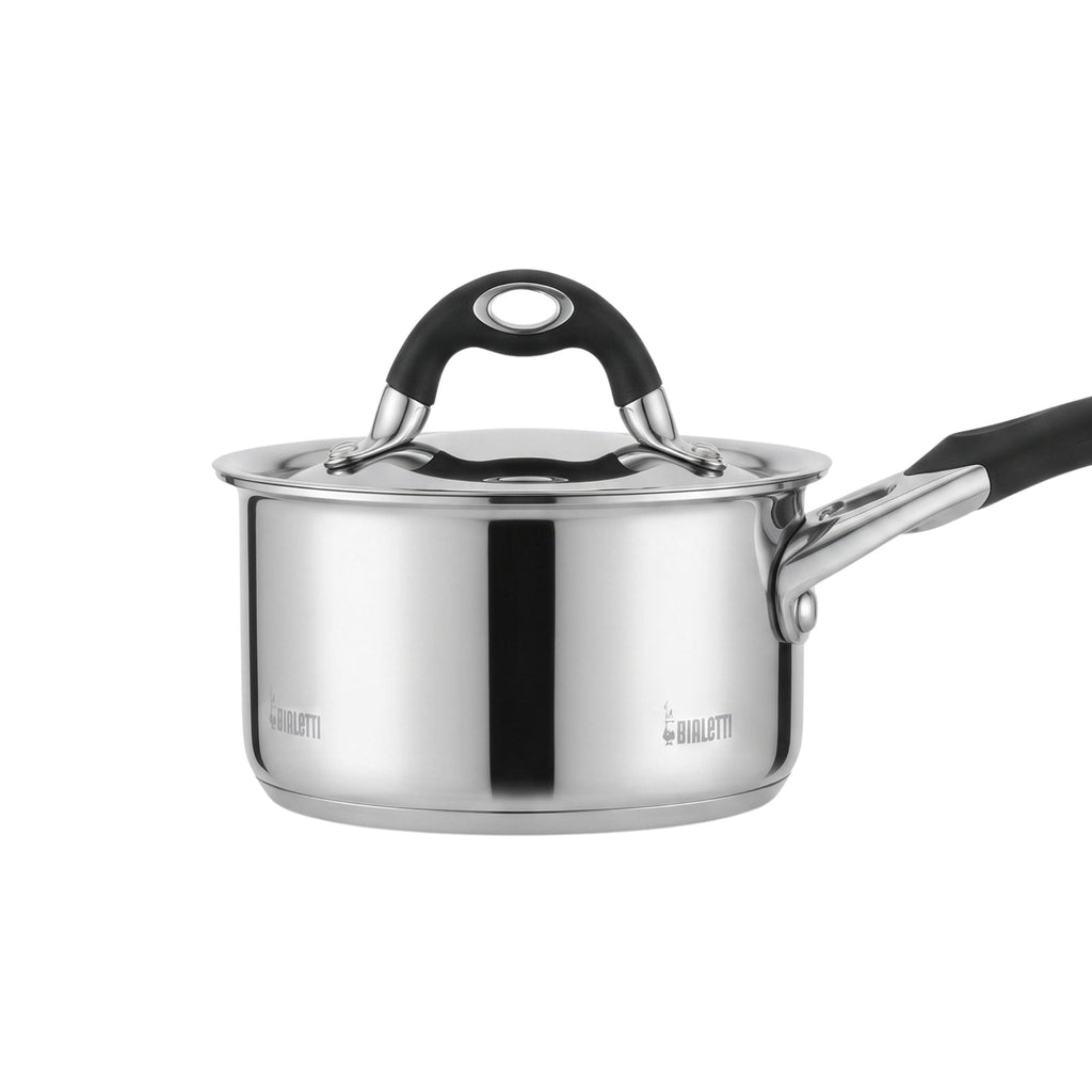 Casseruola Manico Lungo Linea Avorio Con Coperchio Cm 14 Bialetti