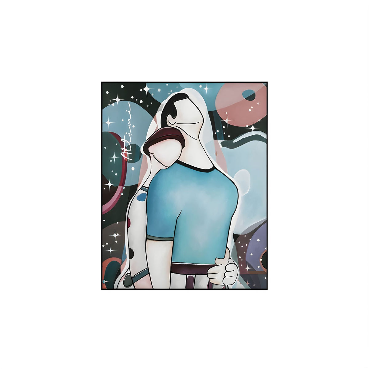 Quadro Abbracci Attimi 50X60 cm Egan