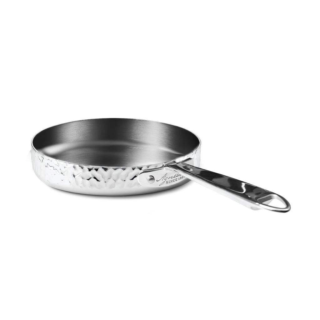 Padella Aluinox Martellato 3Ply 1/Manico 1907 Cm 24 Pentole Agnelli