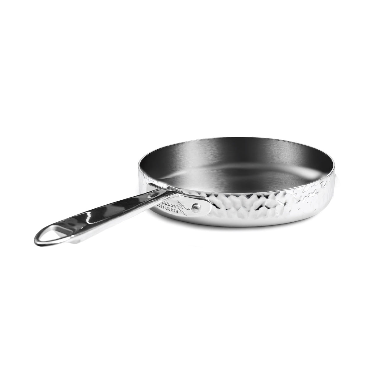Padella Aluinox Martellato 3Ply 1/Manico 1907 Cm 24 Pentole Agnelli