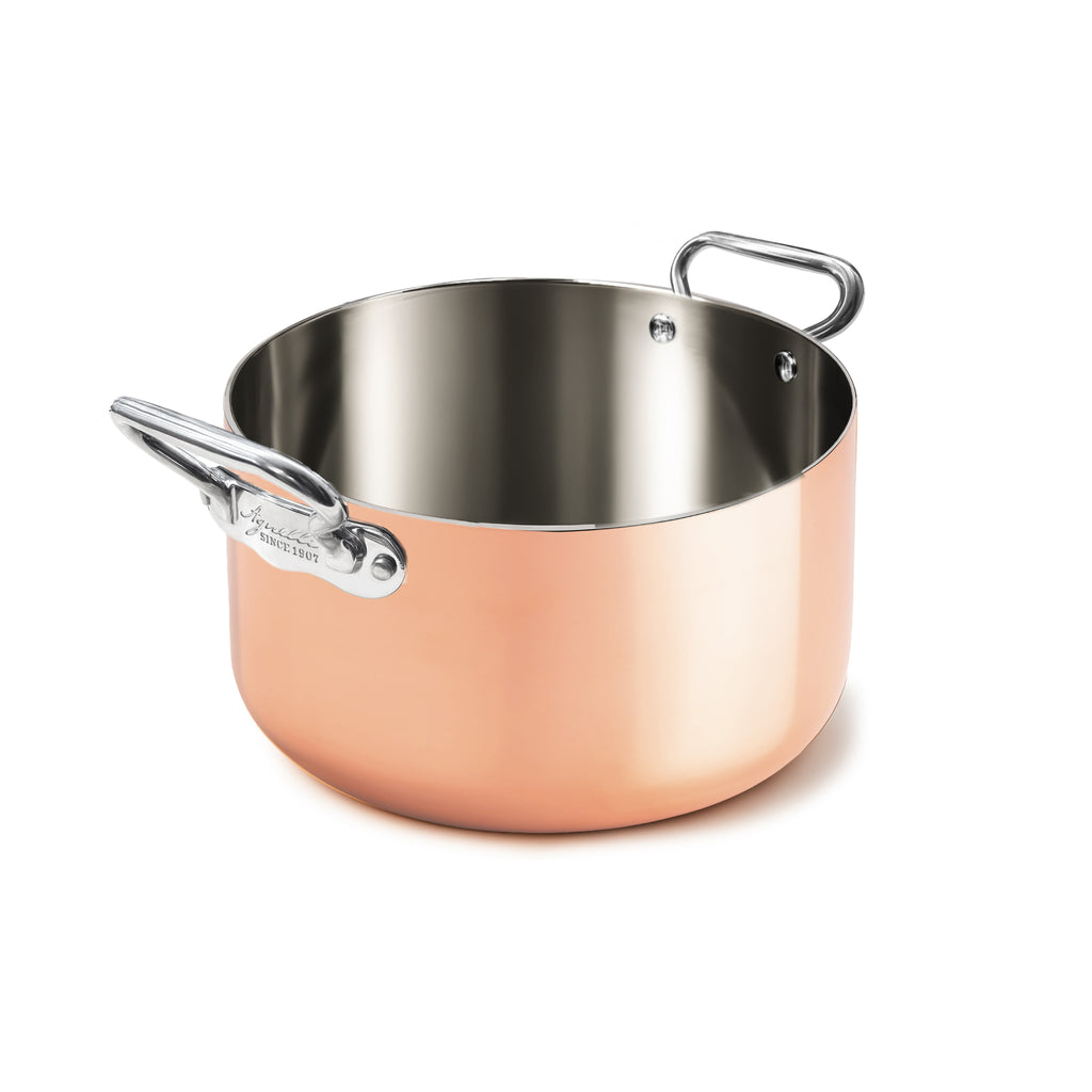 Casseruola Alta 2 maniglie Copper 4 Induzione Cm 20 Pentole Agnelli