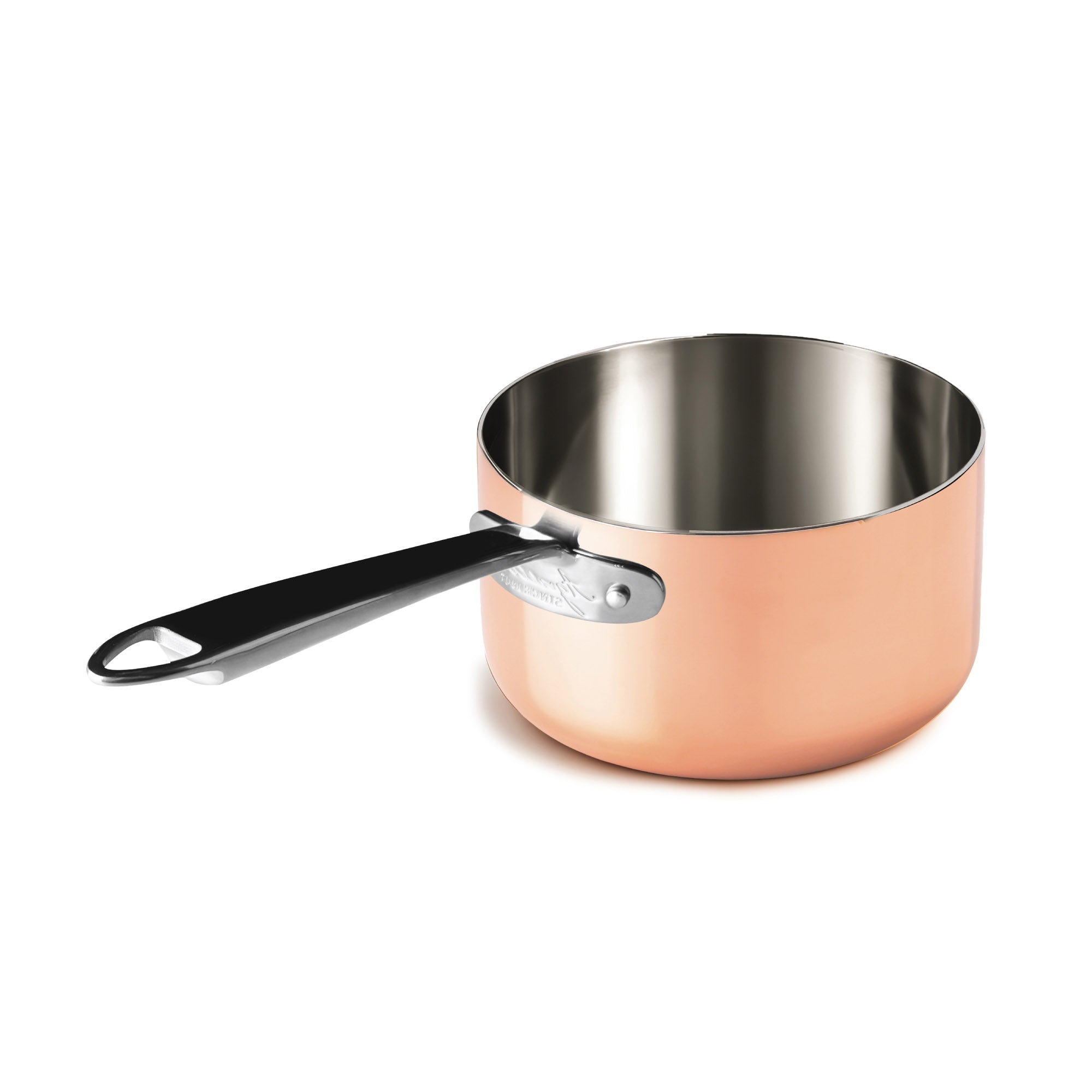 Casseruola Alta 1 manico Copper 4 Induzione Cm 16 Pentole Agnelli