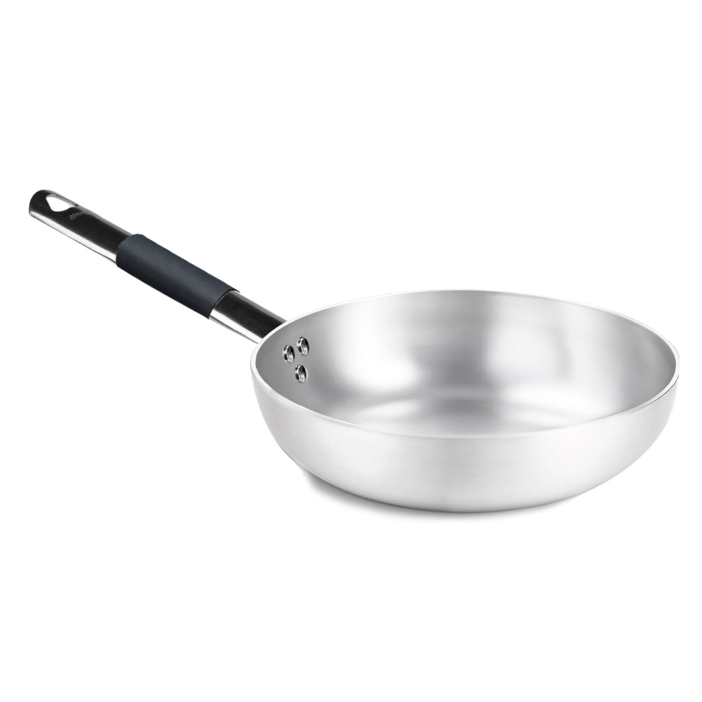 Padella svasata alta a saltare in alluminio 3mm – 1 manico cm.20 Pentole Agnelli