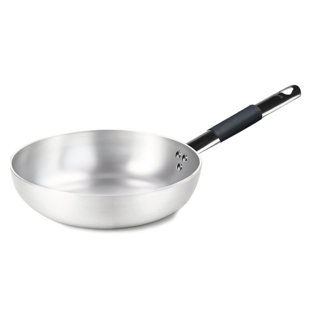 Padella svasata alta a saltare in alluminio 3mm – 1 manico Cm.28 Pentole Agnelli