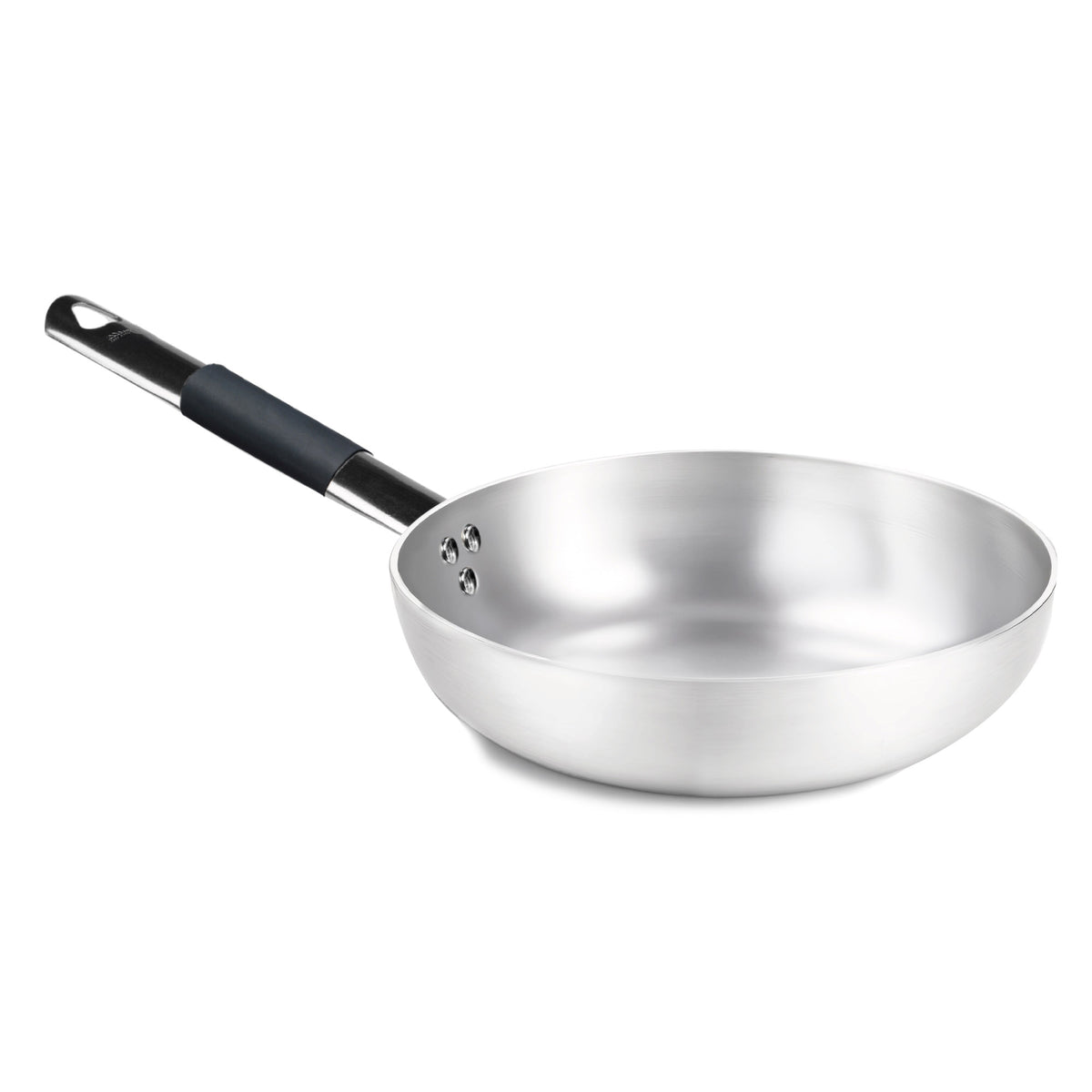 Padella svasata alta a saltare in alluminio 3mm – 1 manico Cm.28 Pentole Agnelli