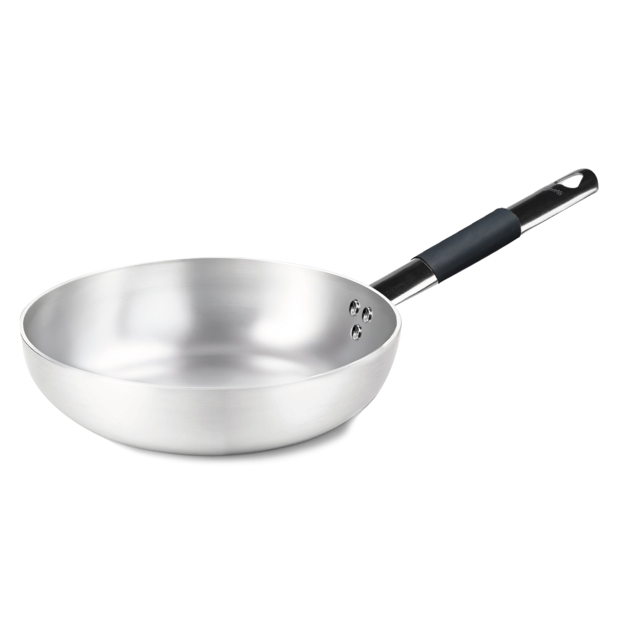 Padella svasata alta a saltare in alluminio 3mm – 1 manico Cm.32 Pentole Agnelli