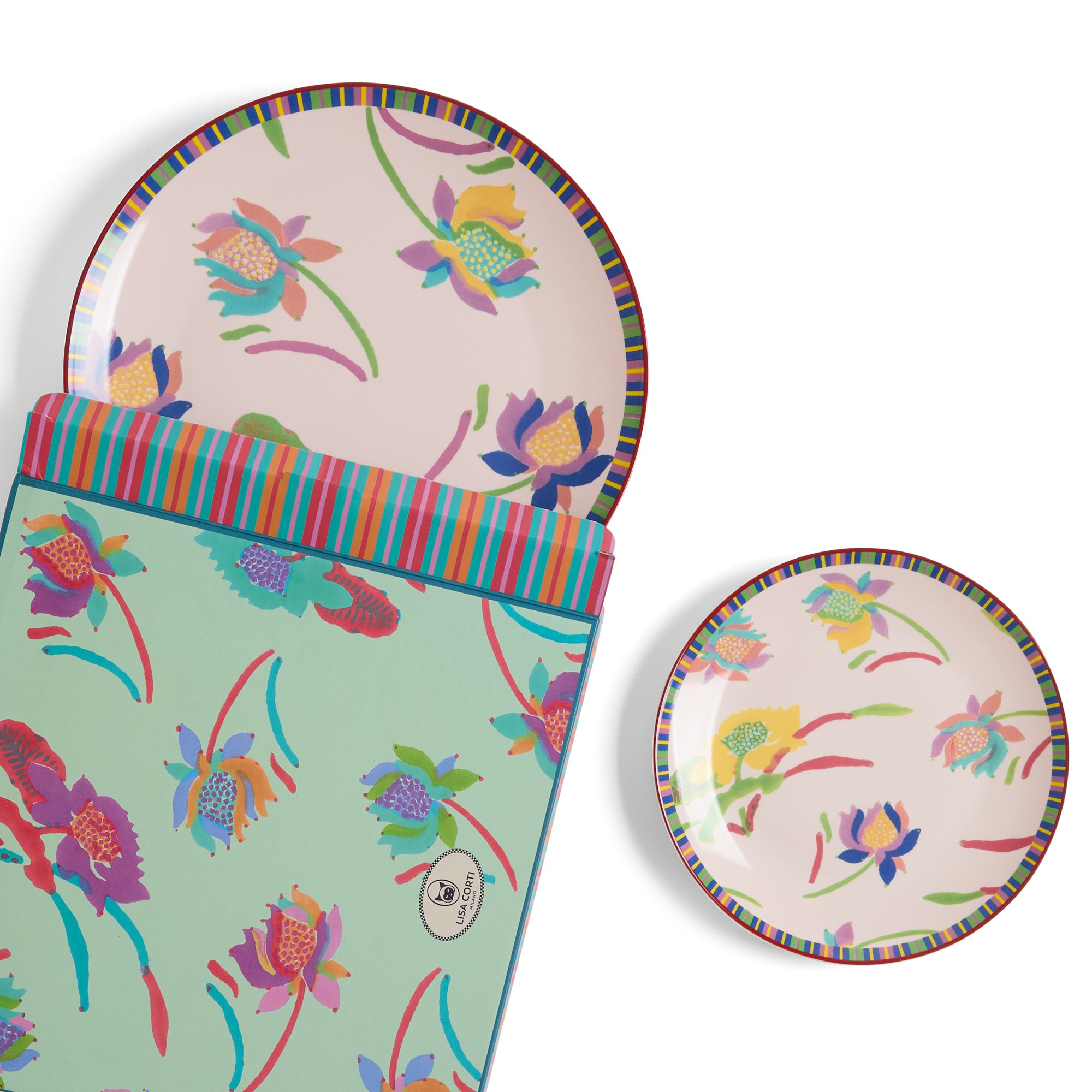 Set Of Plates X2 JAPANESE Lisa Corti