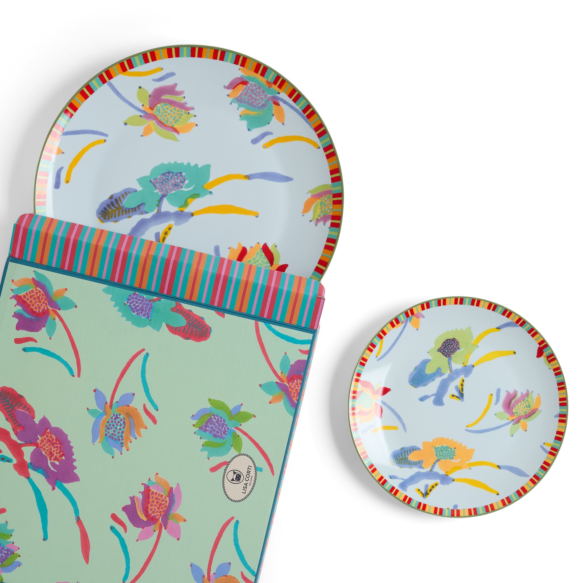 Set Of Plates X2 JAPANESE Lisa Corti