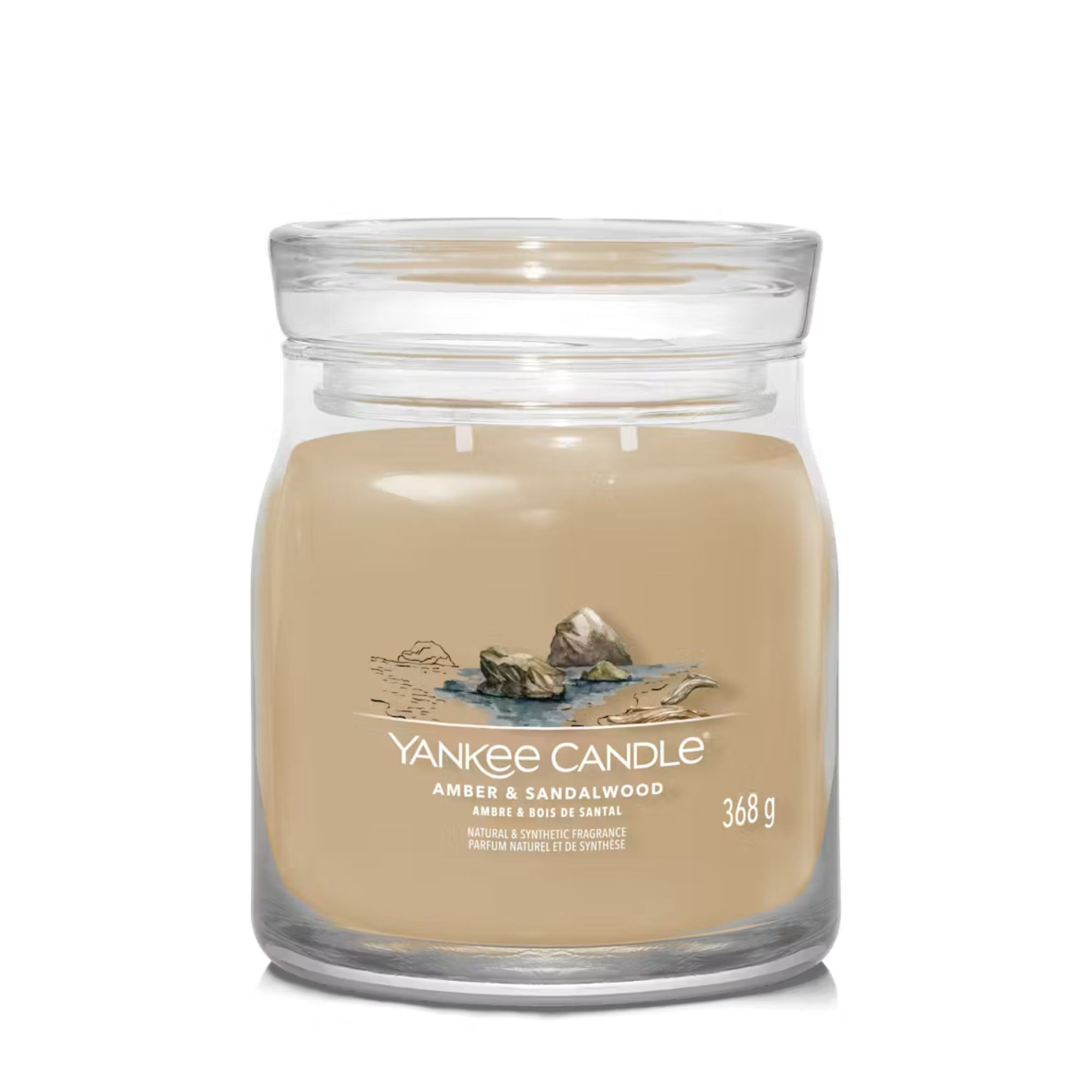 Candela 368 Gr Amber & Sandalwood Yankee Candle