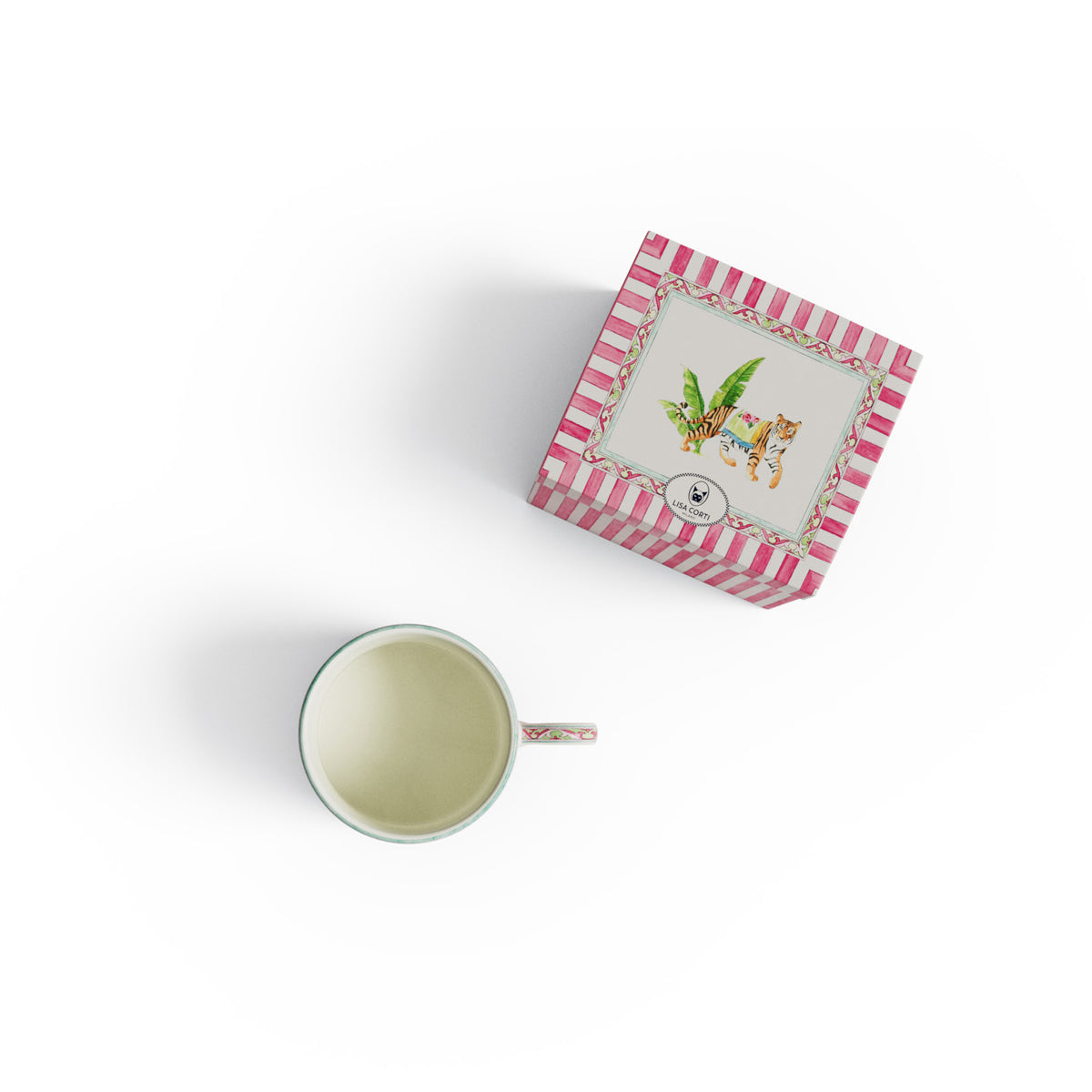 	Mug Porcelain Sariska Pink Unica Lisa Corti