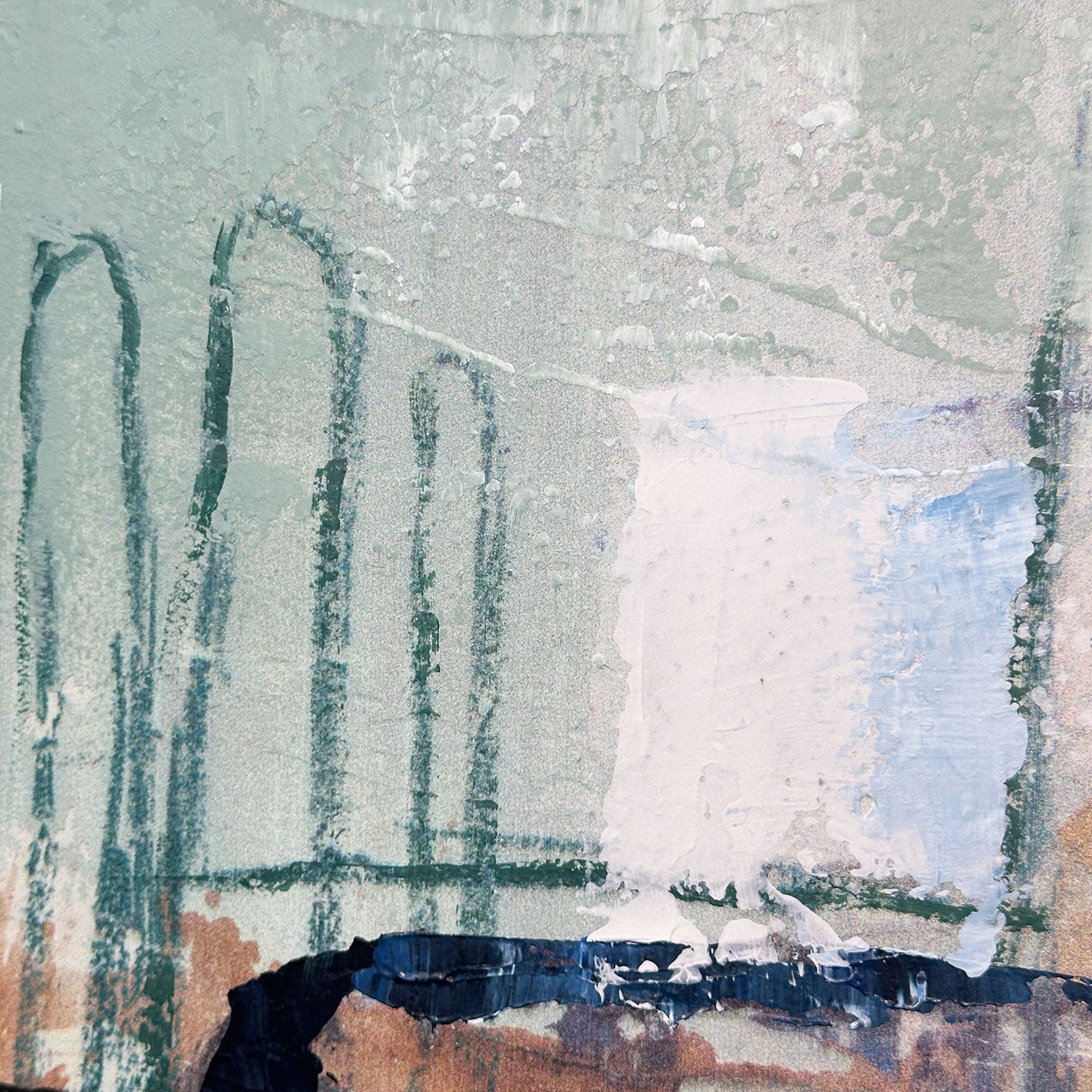 Quadro Blues 114x144 cm Agave Quadri