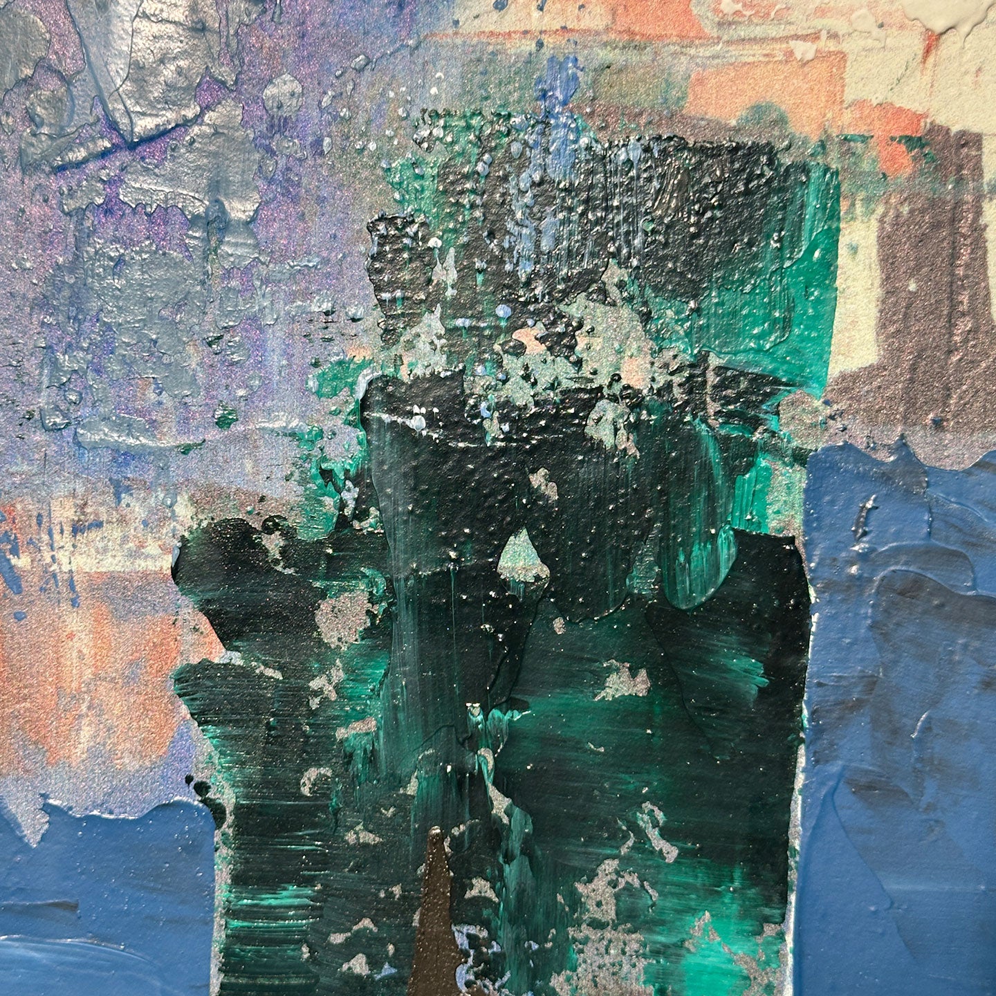 Quadro Blues 114x144 cm Agave Quadri