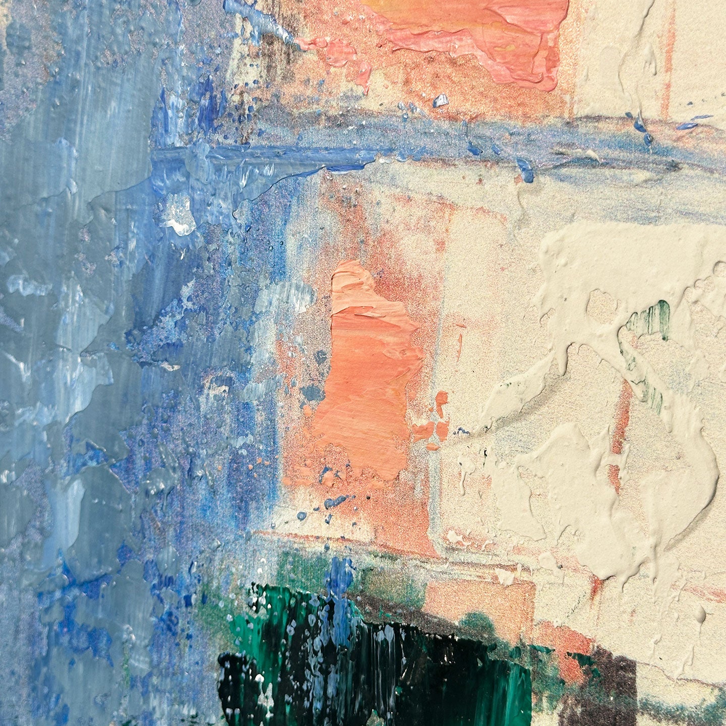 Quadro Blues 114x144 cm Agave Quadri