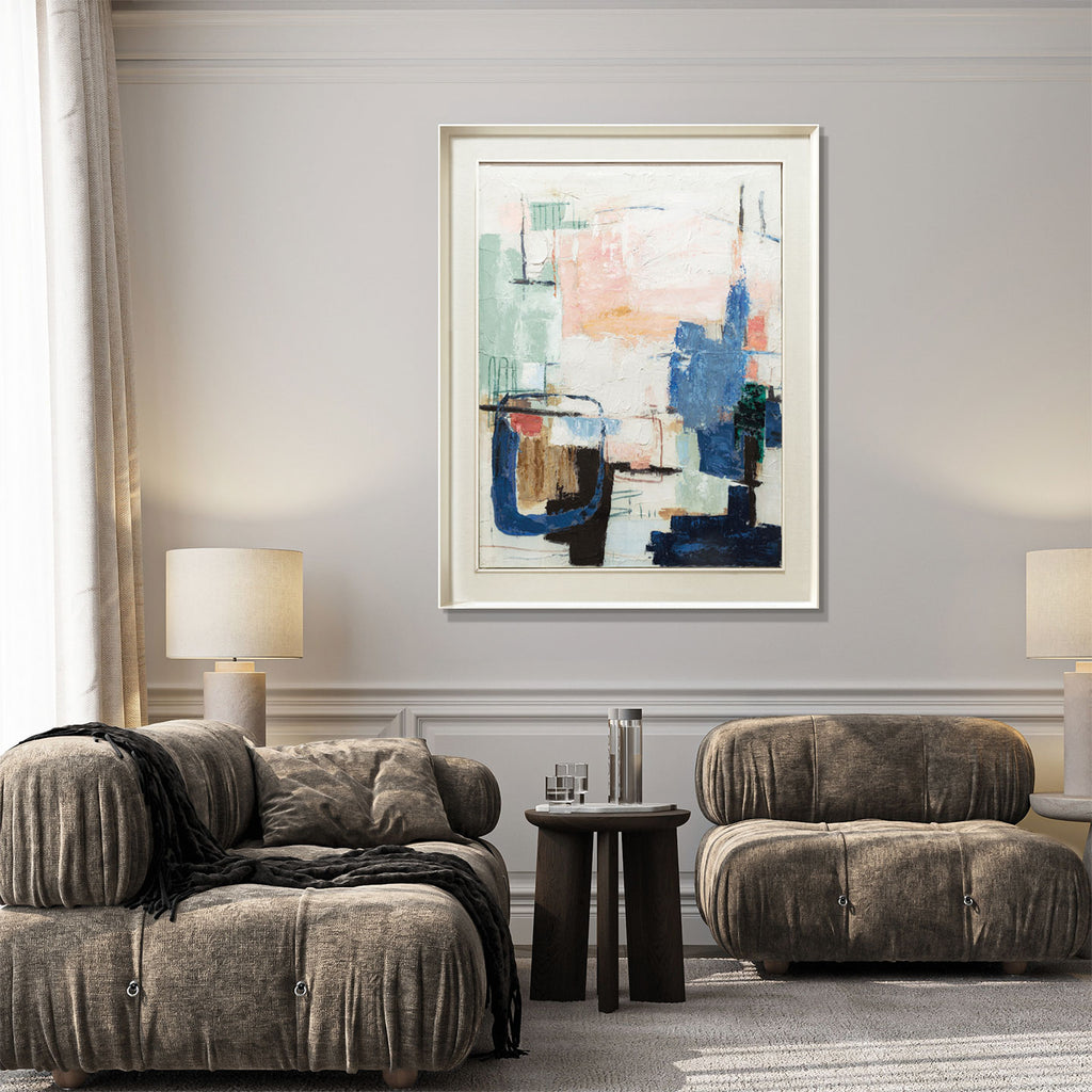 Quadro Blues 114x144 cm Agave Quadri