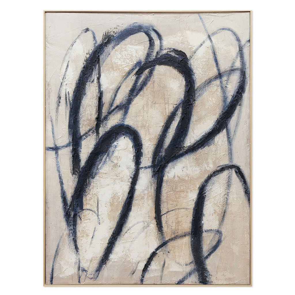 Quadro Blue Billow 90x120 cm Agave Quadri