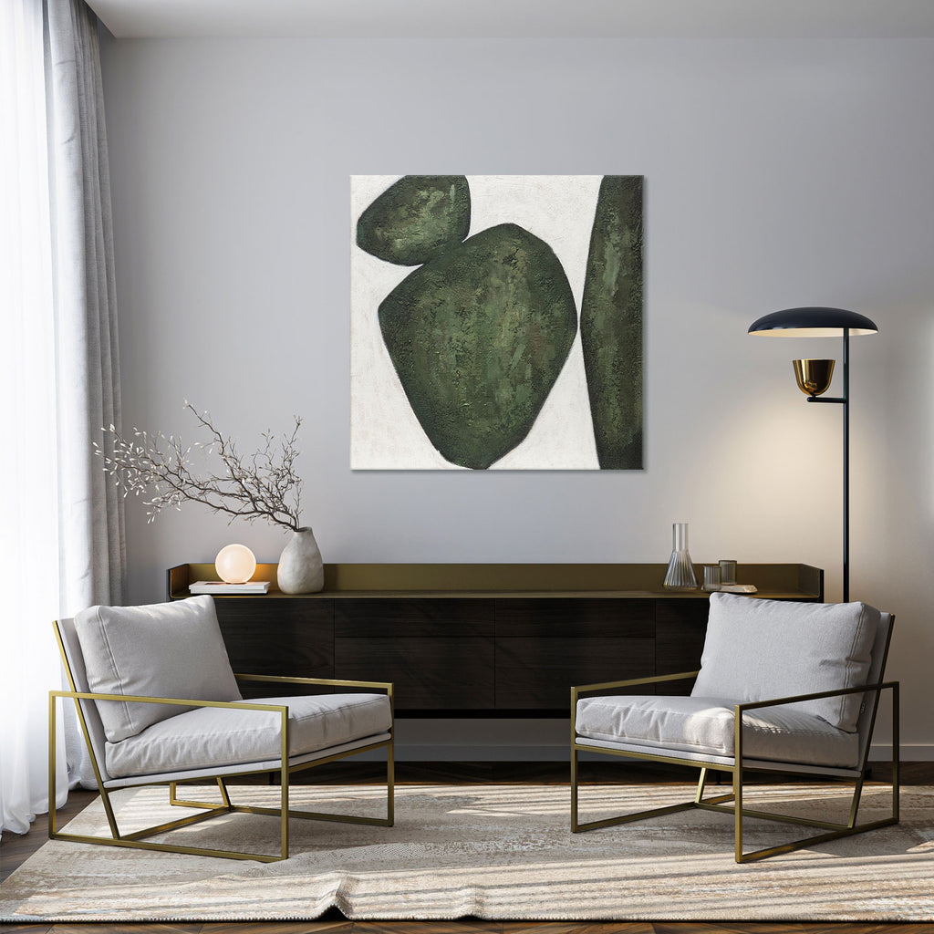 Quadro Pebble 100x100 cm Agave Quadri