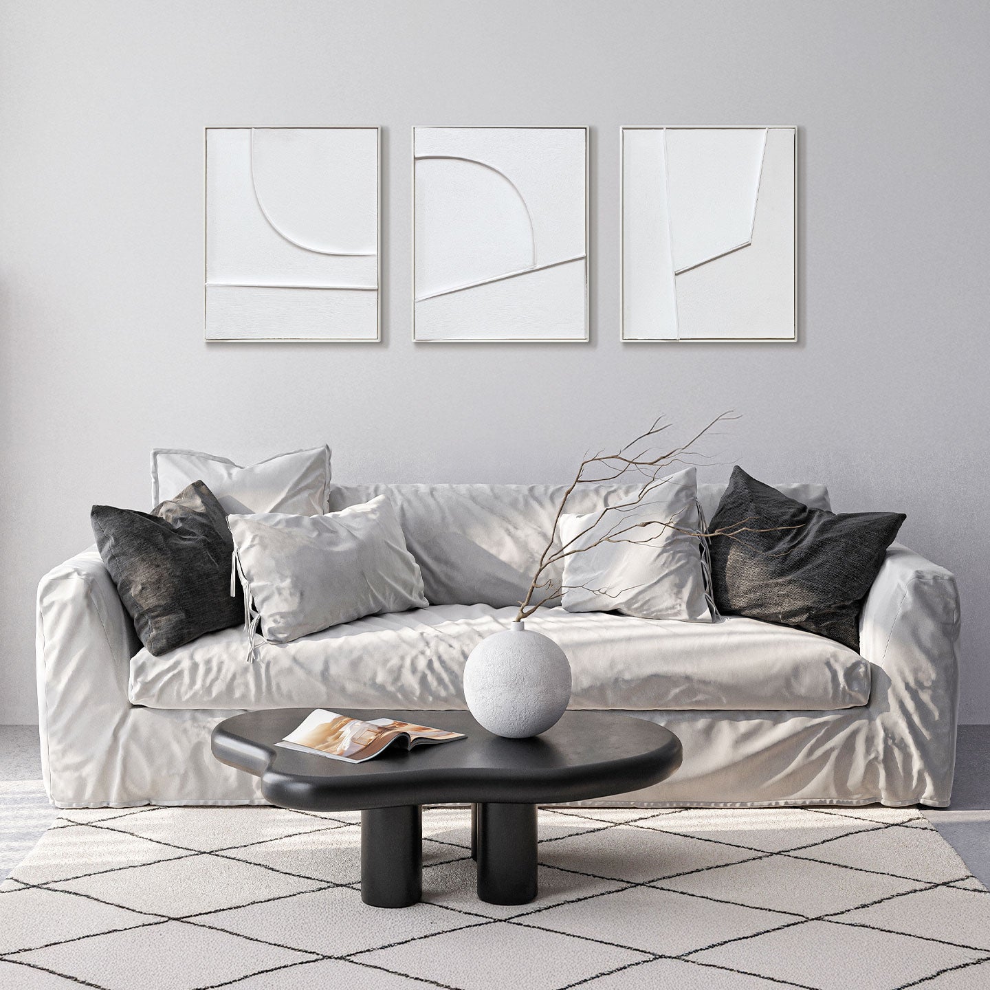 Quadro Groove – Set 3 pz 50x60 cm Agave Quadri