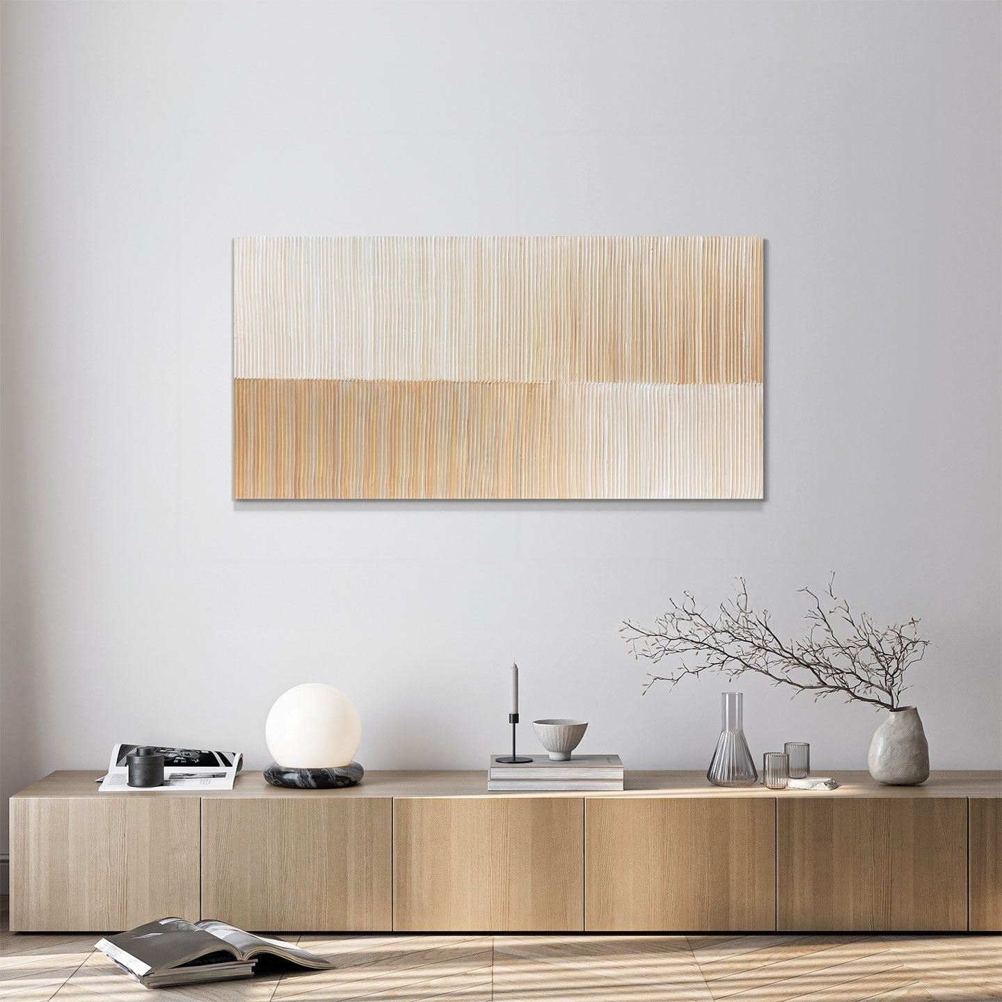 Quadro Reverse 140x70 cm Agave Quadri