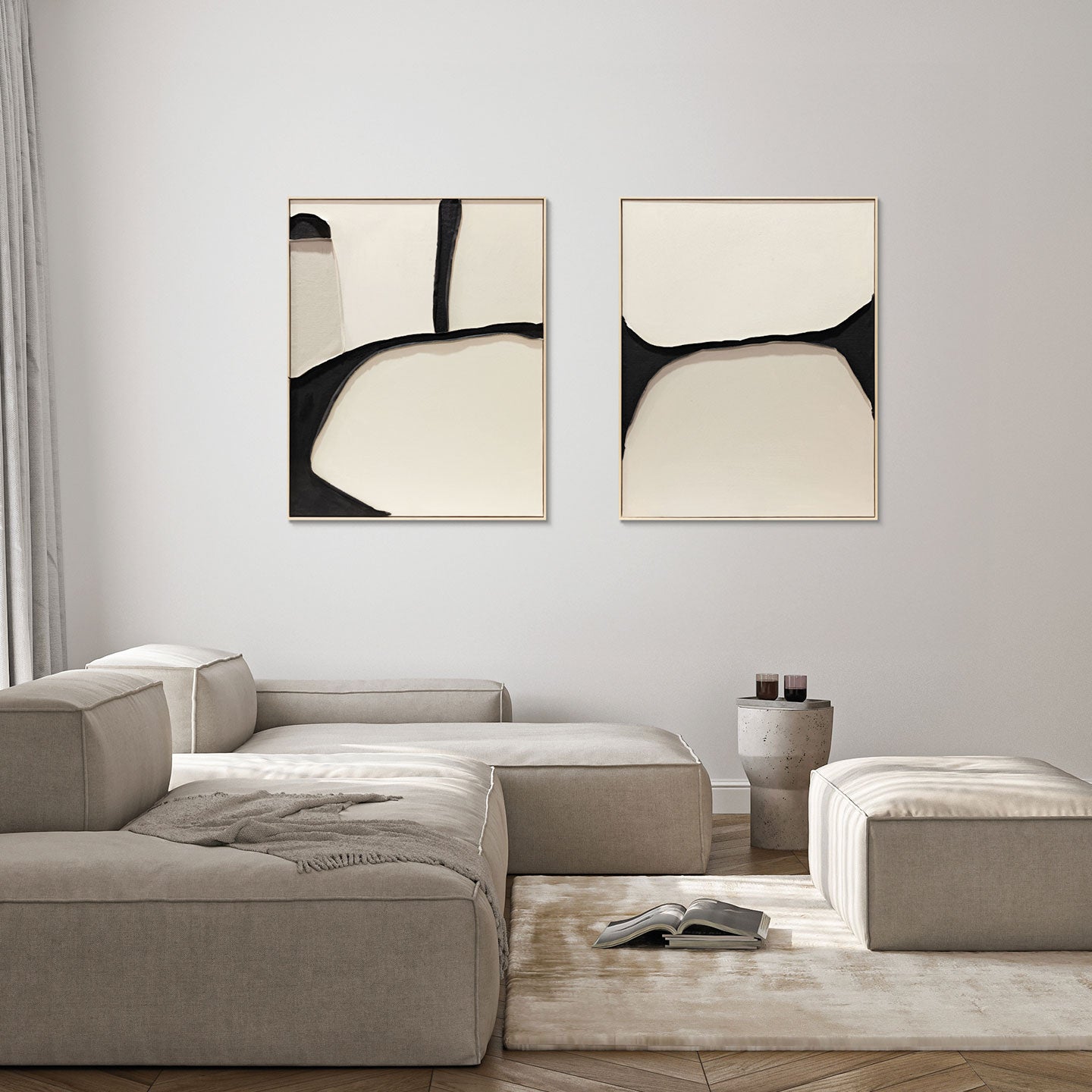 Quadro Flow 80x100 cm Agave Quadri