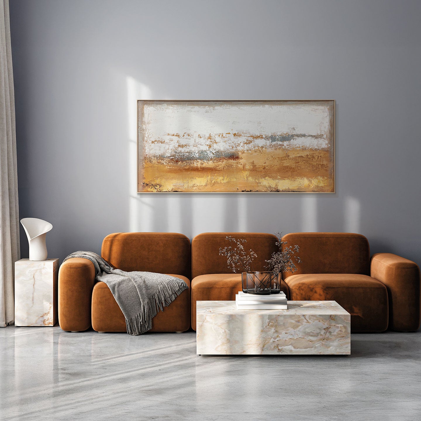 Quadro Clay 150x70 cm Agave Quadri