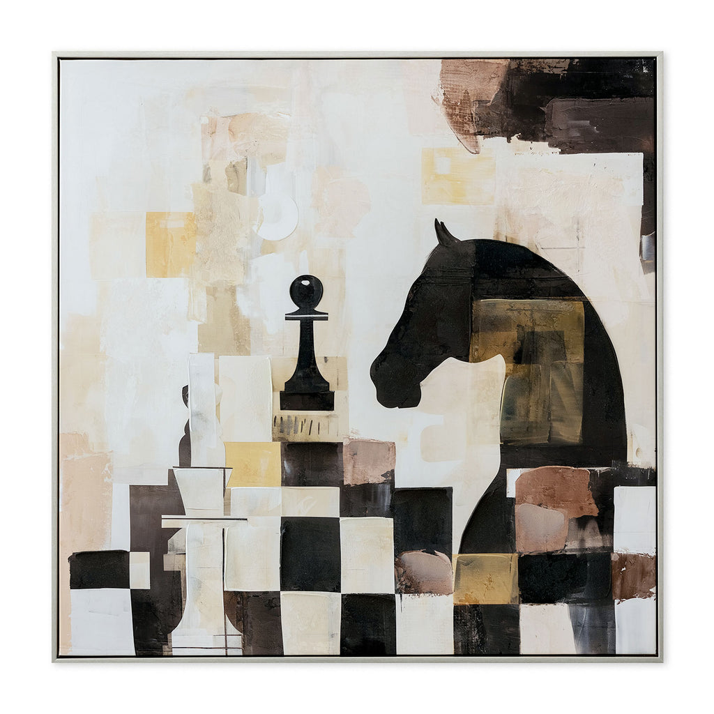 Tela Scacchi 80x80 cm Agave Quadri