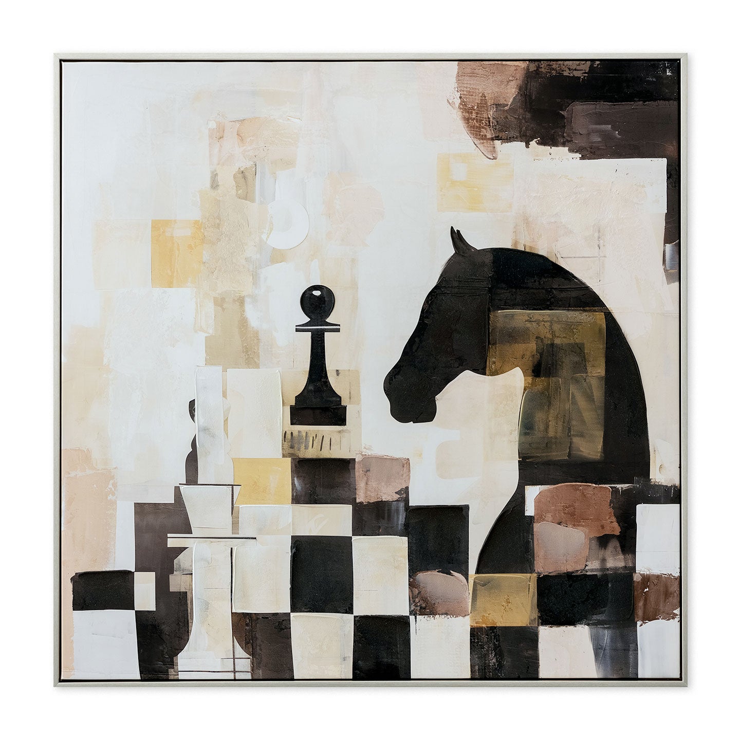 Tela Scacchi 80x80 cm Agave Quadri