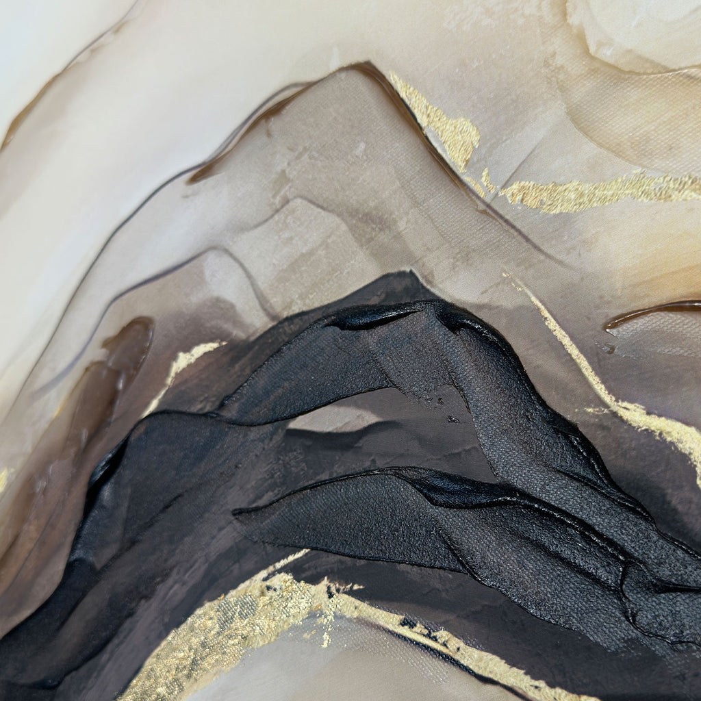 Tela Golden flow - Set 3 pz 40x120 cm Agave Quadri