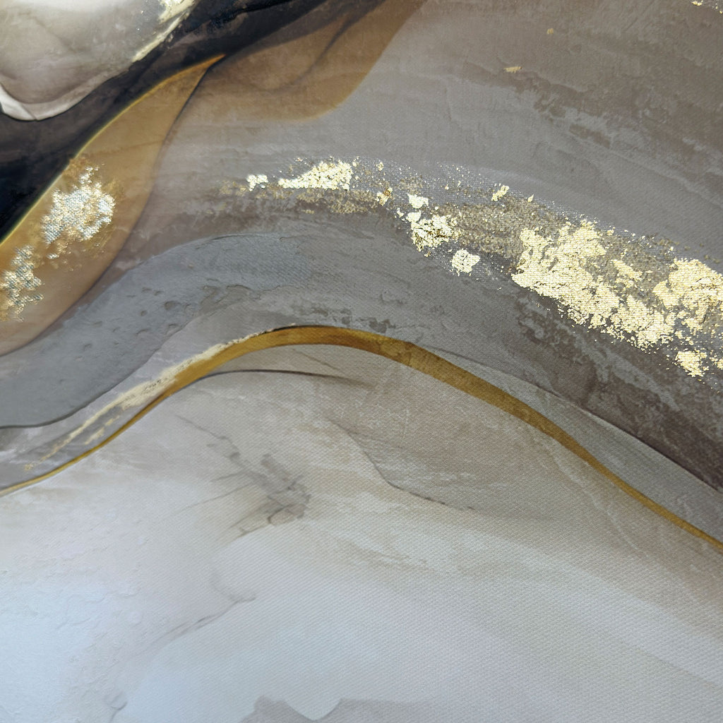 Tela Golden flow - Set 3 pz 40x120 cm Agave Quadri