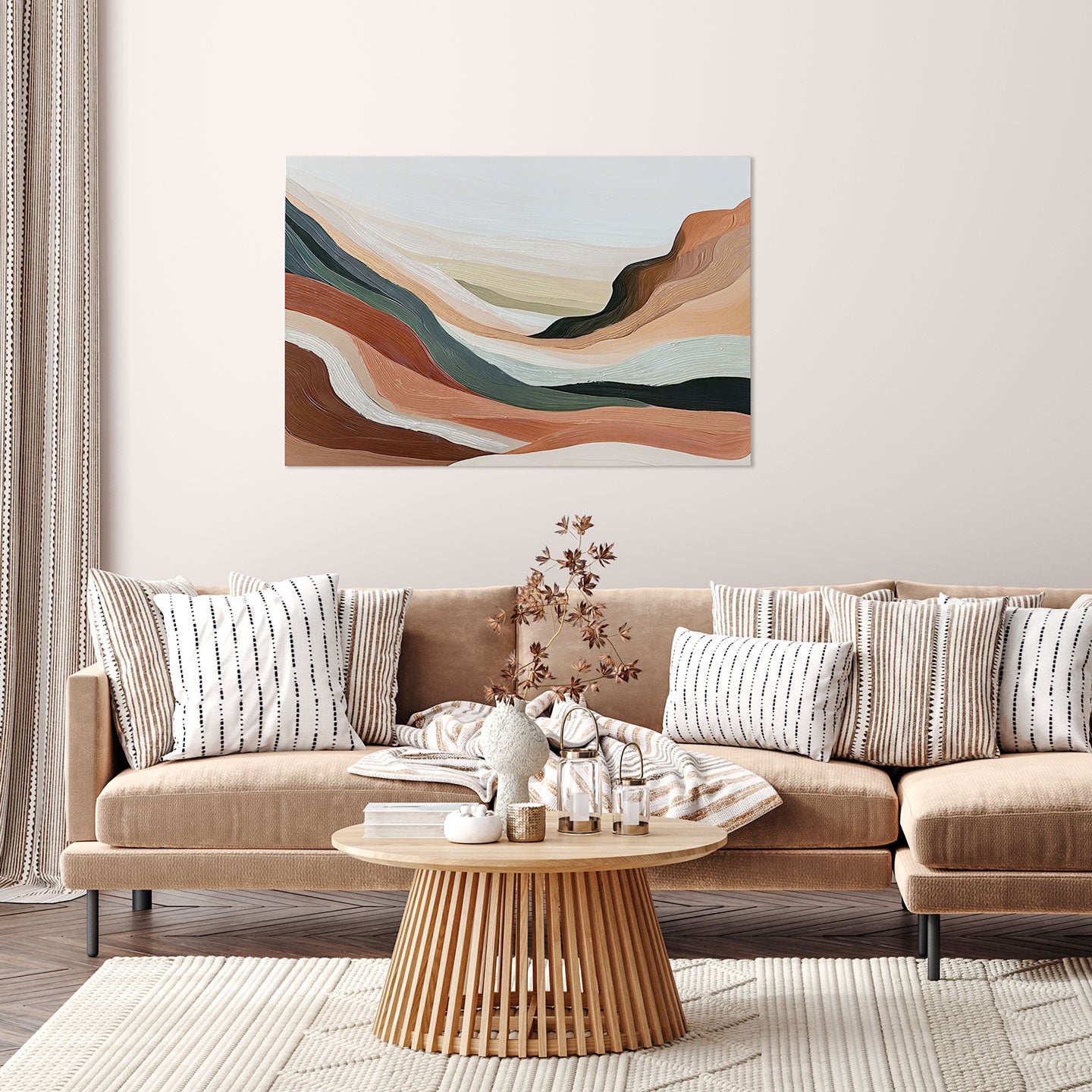 Tela Dune 120x80 Agave Quadri