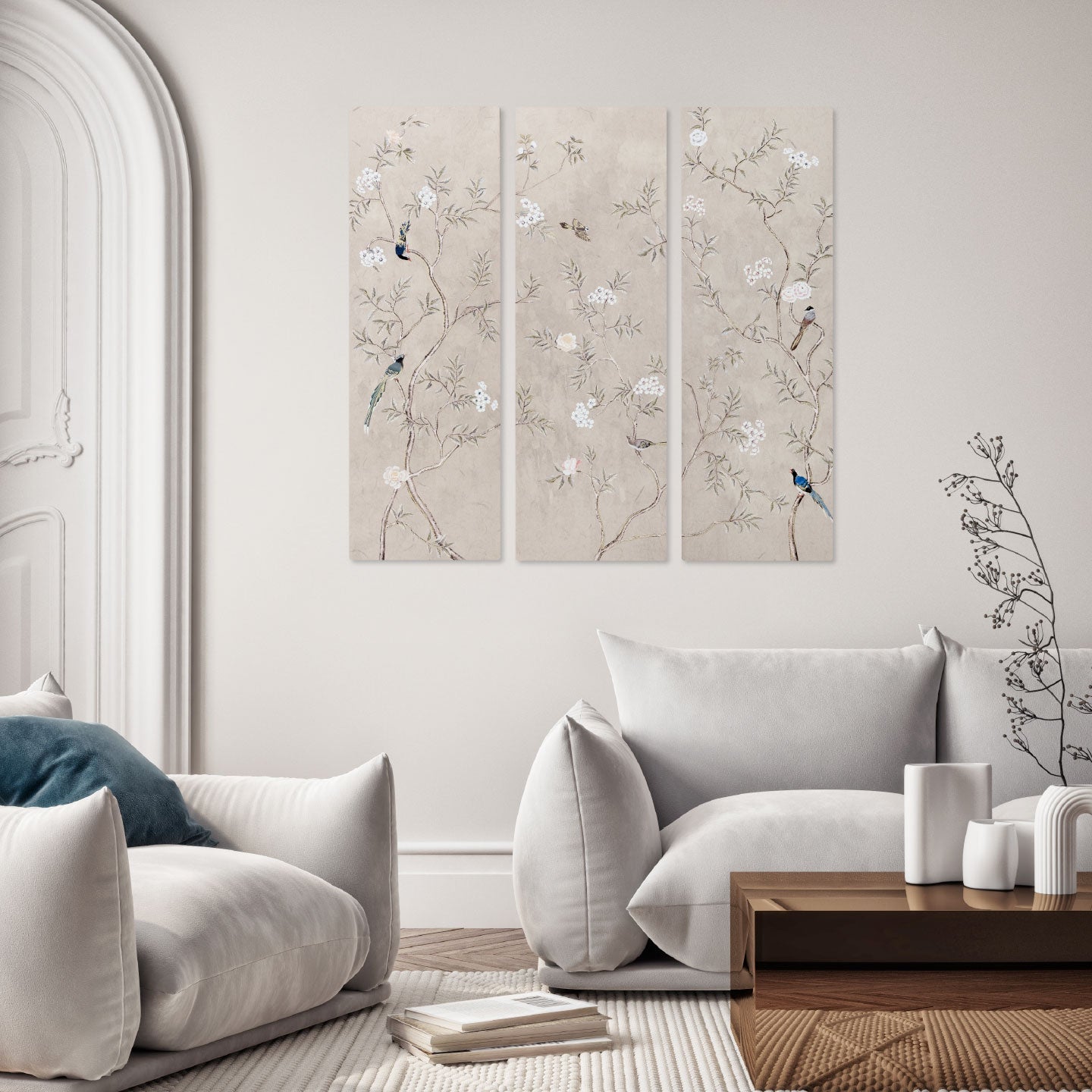 Tela Haru - Set 3 pz 40x120 cm Agave Quadri