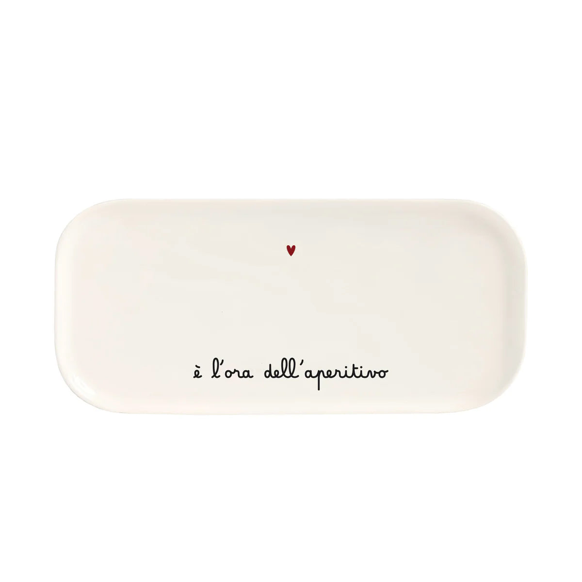 Piatto 31.8X15Cm E` L`Ora Dell`Aperitivo Simple Day