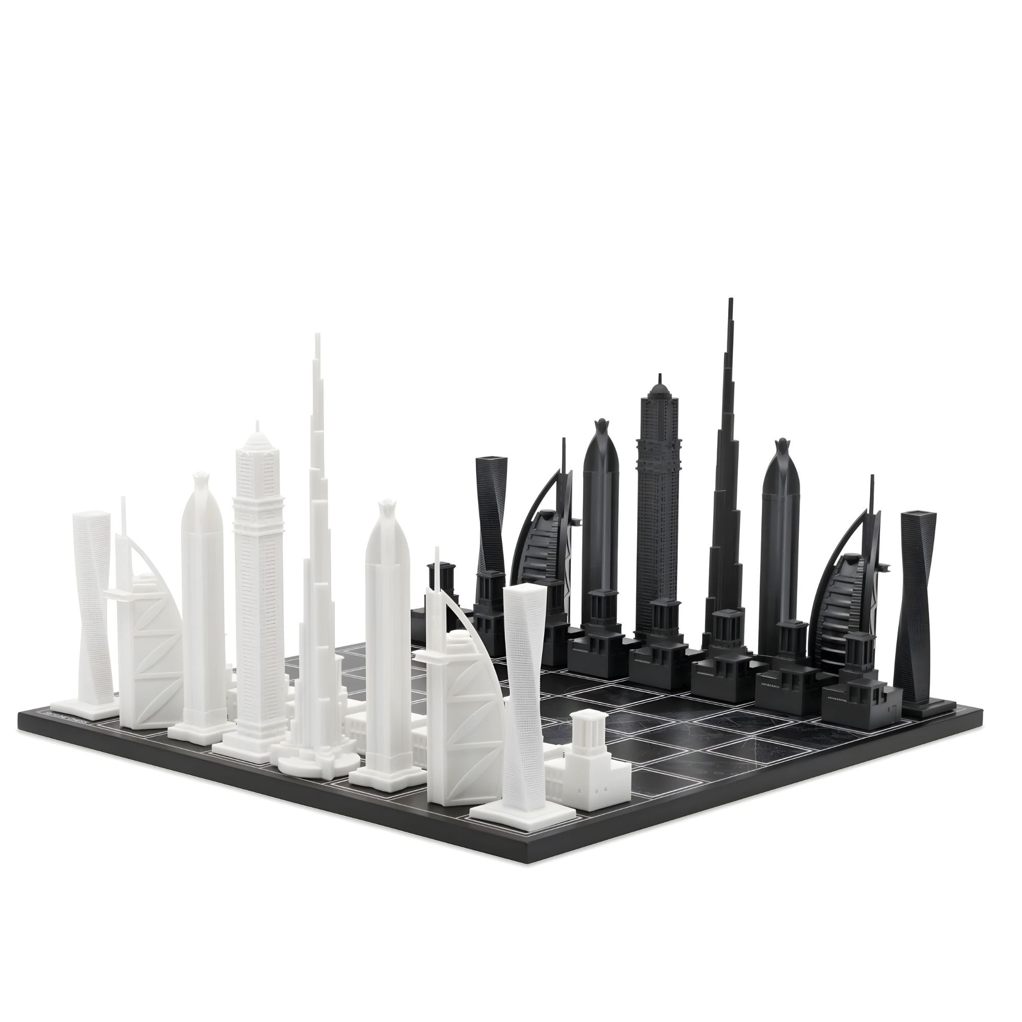 Scacchiera  Dubai Edition (with Dubai Map Board) Skyline Chess