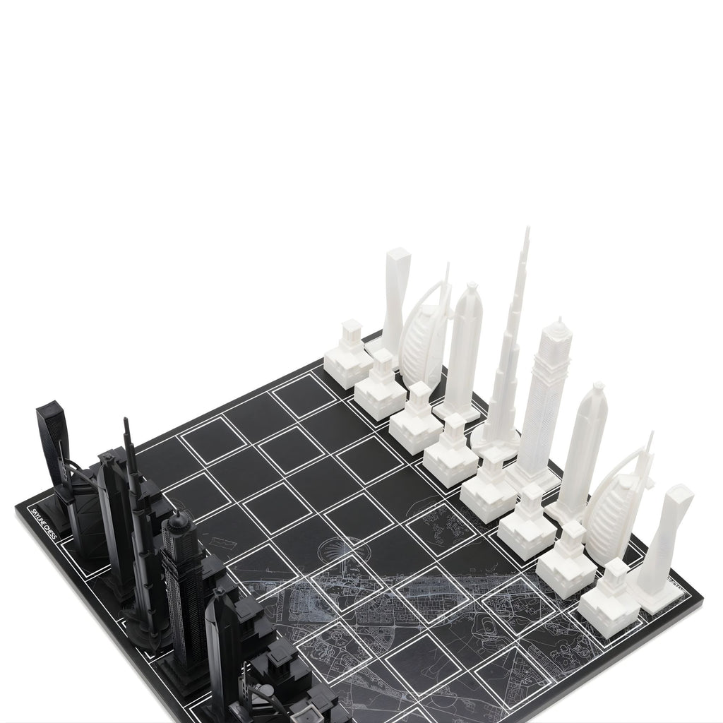 Scacchiera  Dubai Edition (with Dubai Map Board) Skyline Chess